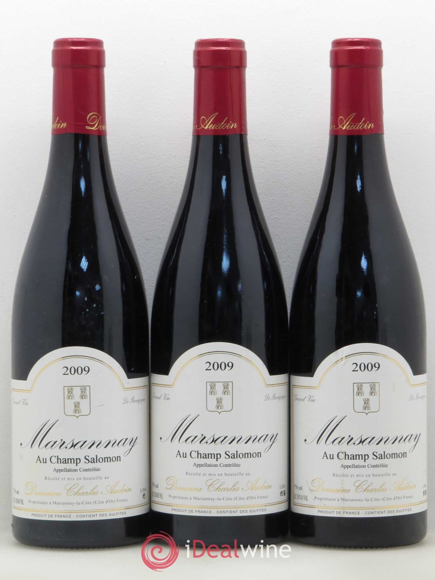 Marsannay Au Champ Salomon Domaine Audoin 2009 - Posten von 3 Flaschen - 0