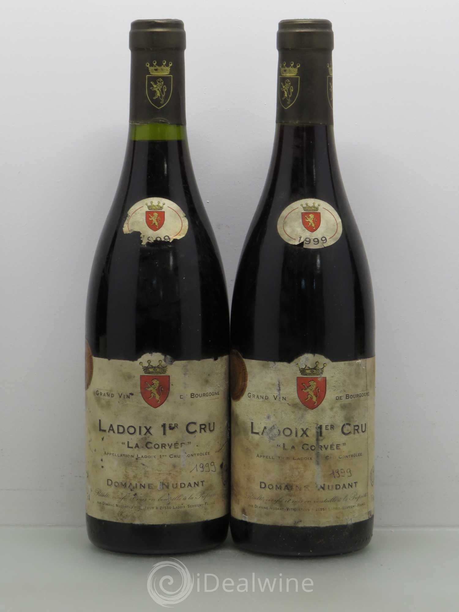 Ladoix 1er Cru La Corvee Domaine Nudant 1999 - Posten von 4 Flaschen - 1