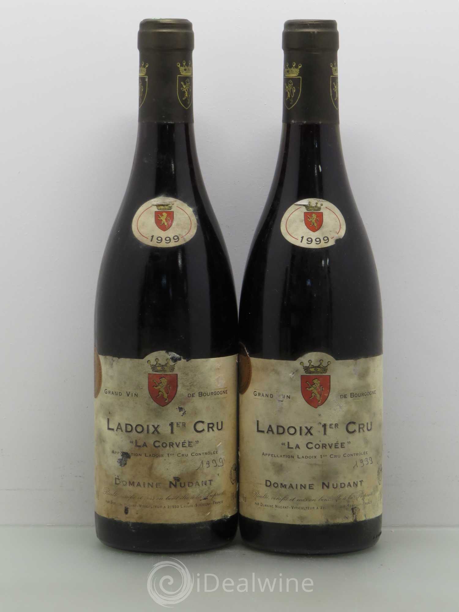 Ladoix 1er Cru La Corvee Domaine Nudant 1999 - Posten von 4 Flaschen - 2