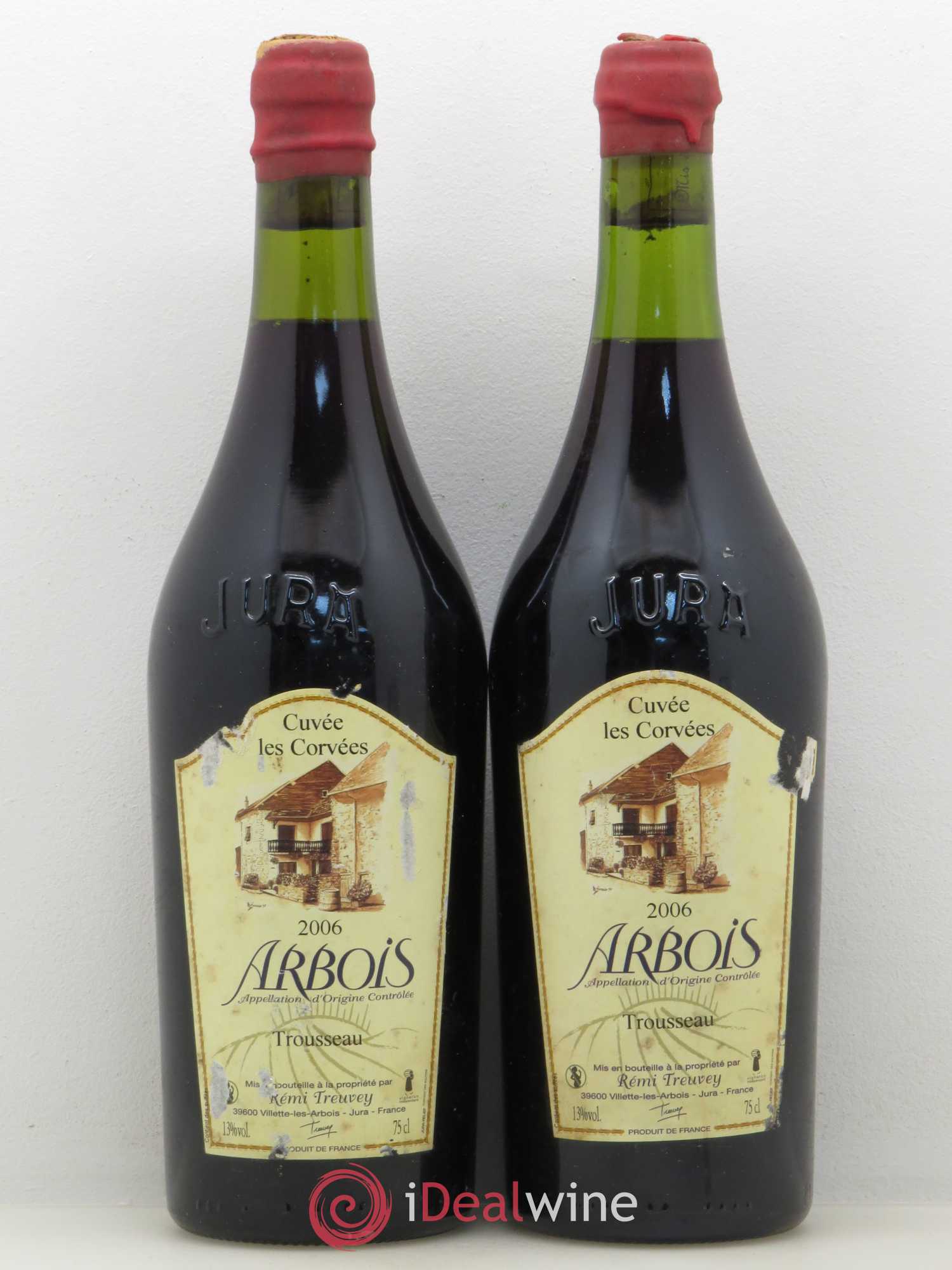 Arbois Trousseau Cuvée Les Corvées Domaine Remi Treuvey 2006 - Posten von 2 Flaschen - 0