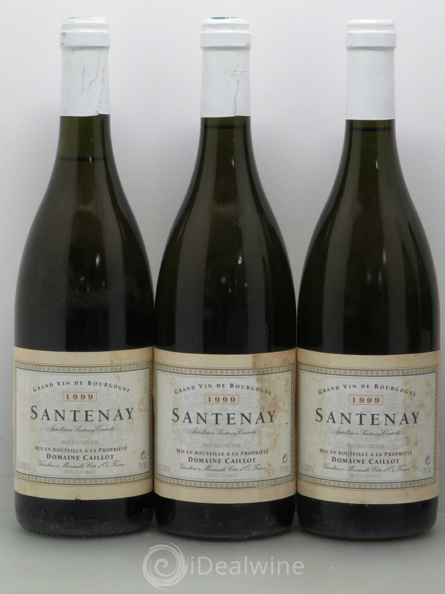 Santenay Domaine Caillot (sans prix de réserve) 1999 - Posten von 5 Flaschen - 1