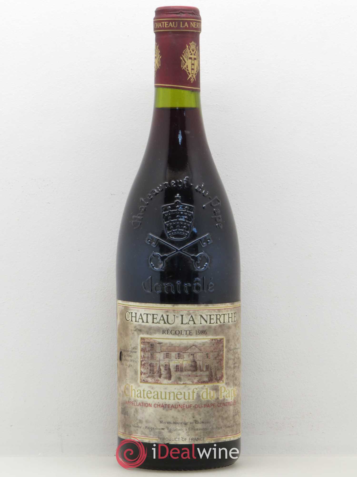 Châteauneuf-du-Pape Château la Nerthe Famille Richard 1986 - Lot de 1 bouteille - 0