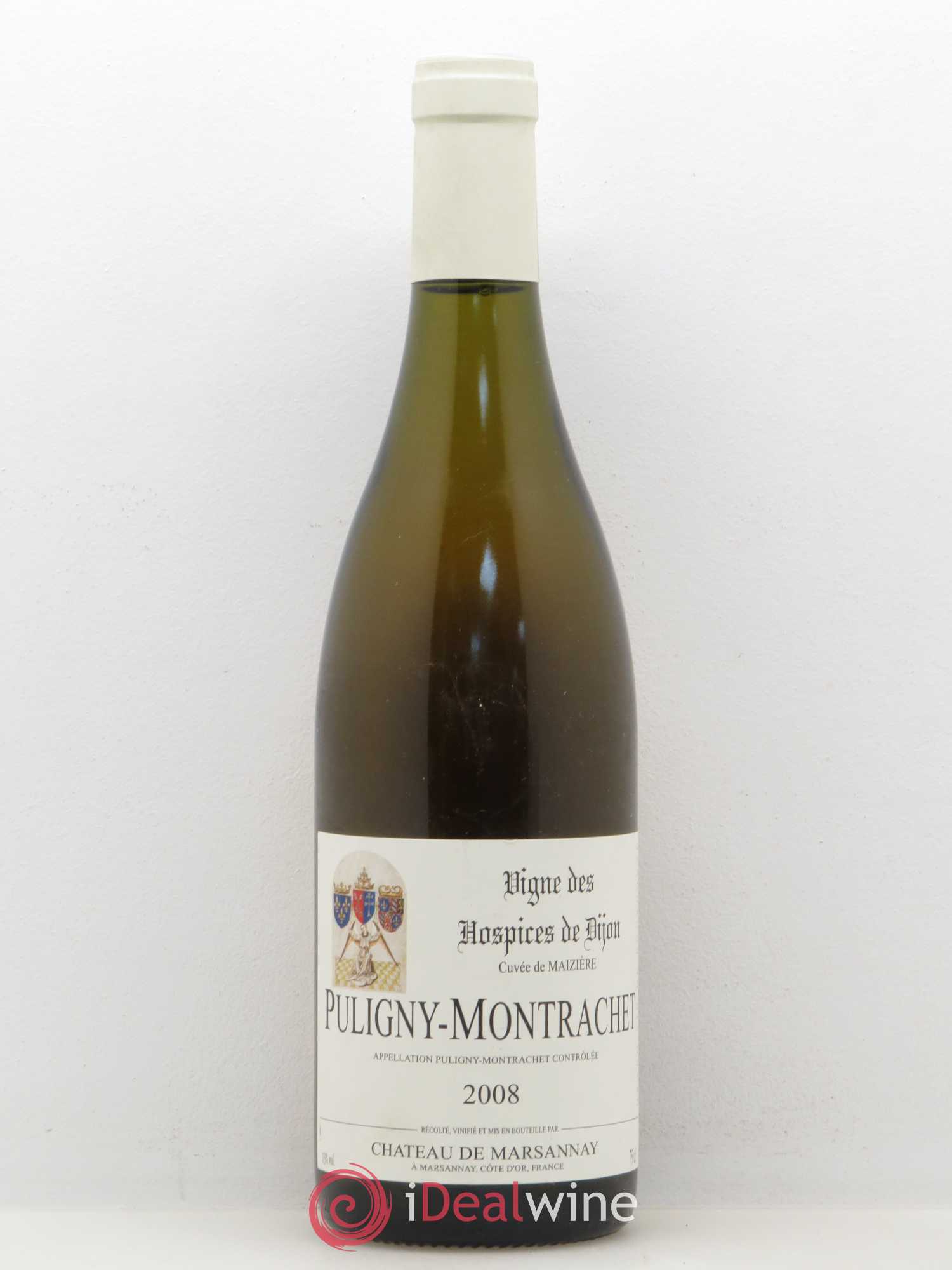 Puligny-Montrachet Maiziere Vignes des Hospices de Dijon Château de Marsannay 2008 - Posten von 1 Flasche - 0