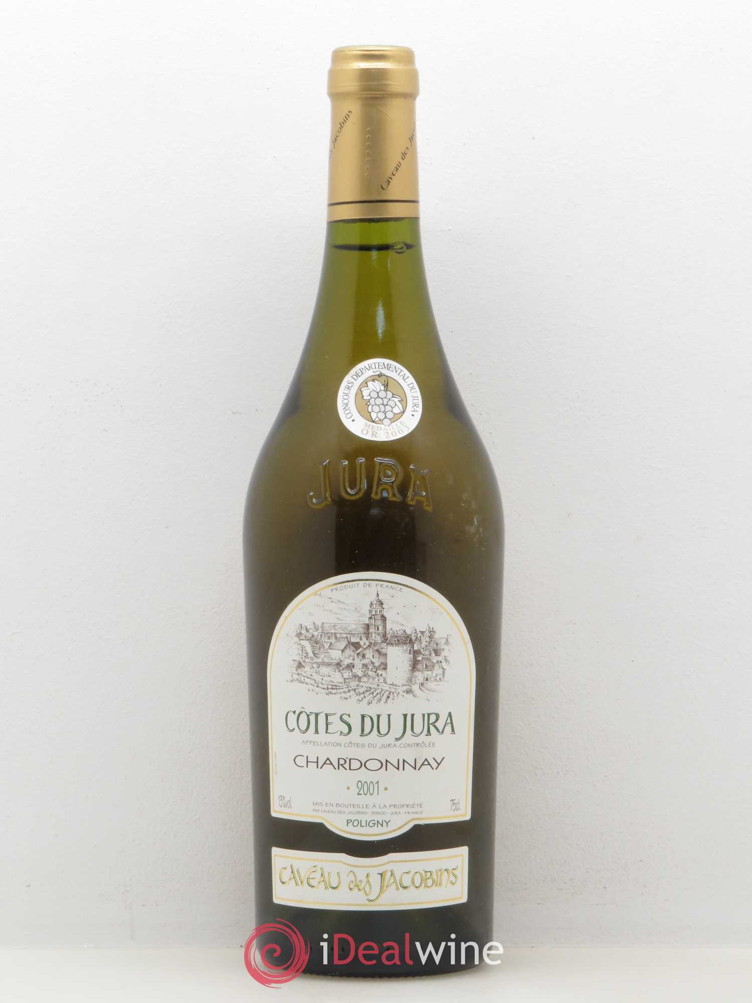 Côtes du Jura Chardonnay Caveau des Jacobins 2001 - Posten von 1 Flasche - 0