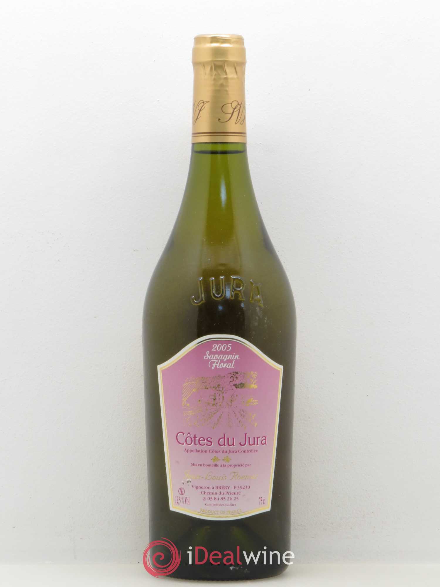 Côtes du Jura Savagnin Domaine Jean Louis Roemer 2005 - Lot de 1 bouteille - 0