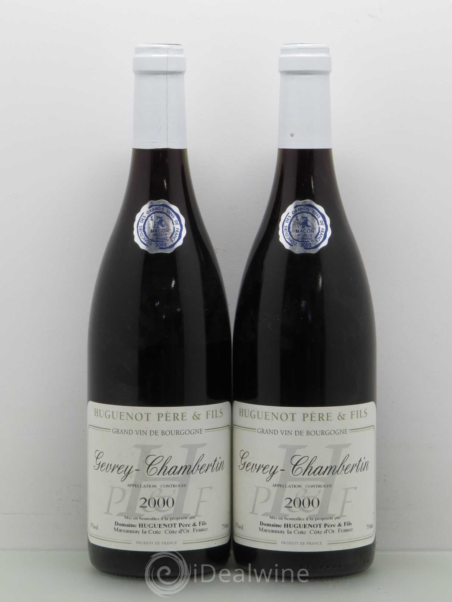 Gevrey-Chambertin Domaine Huguenot Pere Et Fils 2000 - Posten von 5 Flaschen - 2