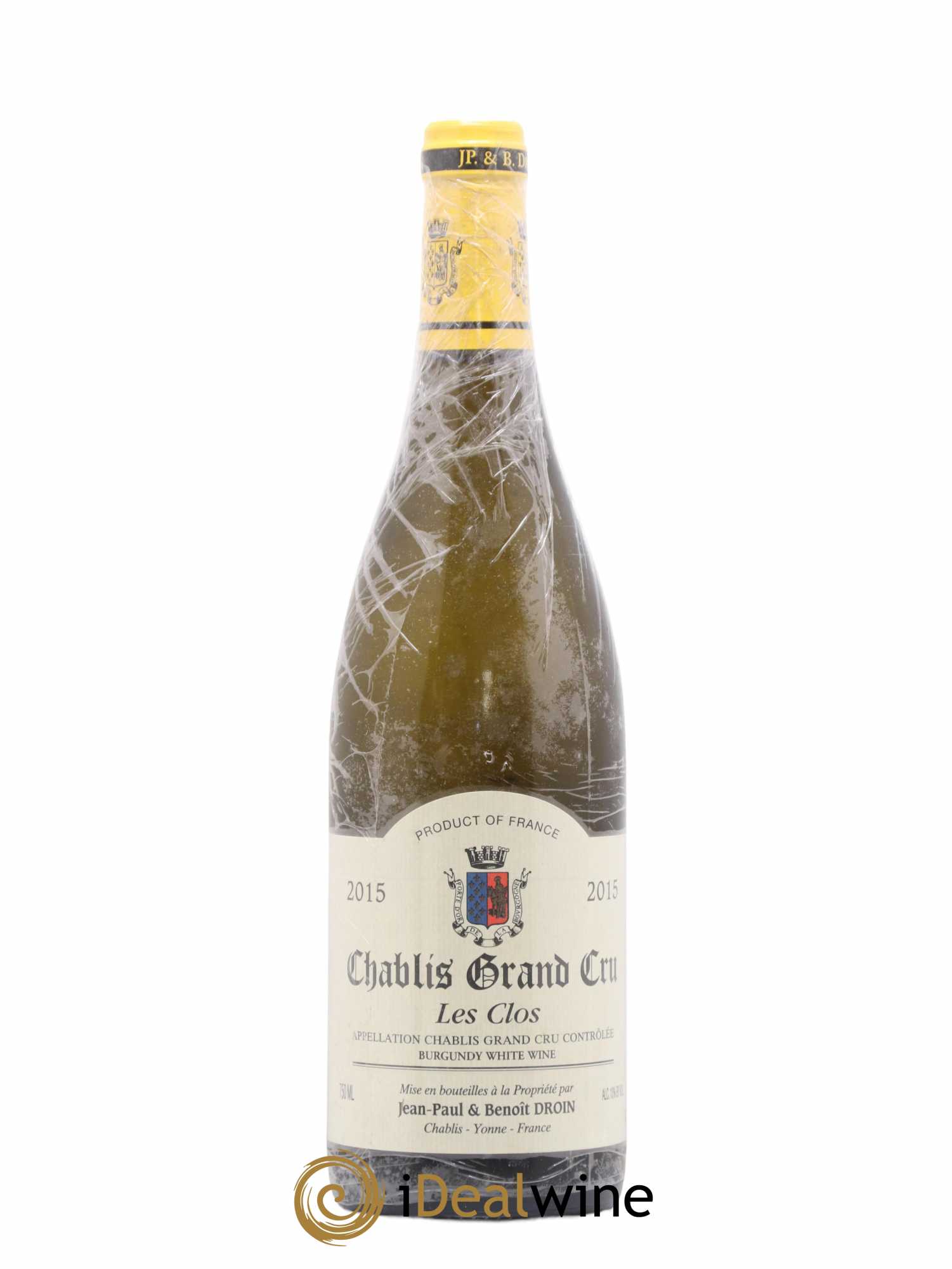 Chablis Grand Cru Les Clos Jean-Paul & Benoît Droin (Domaine) 2015 - Lot de 1 bouteille - 0