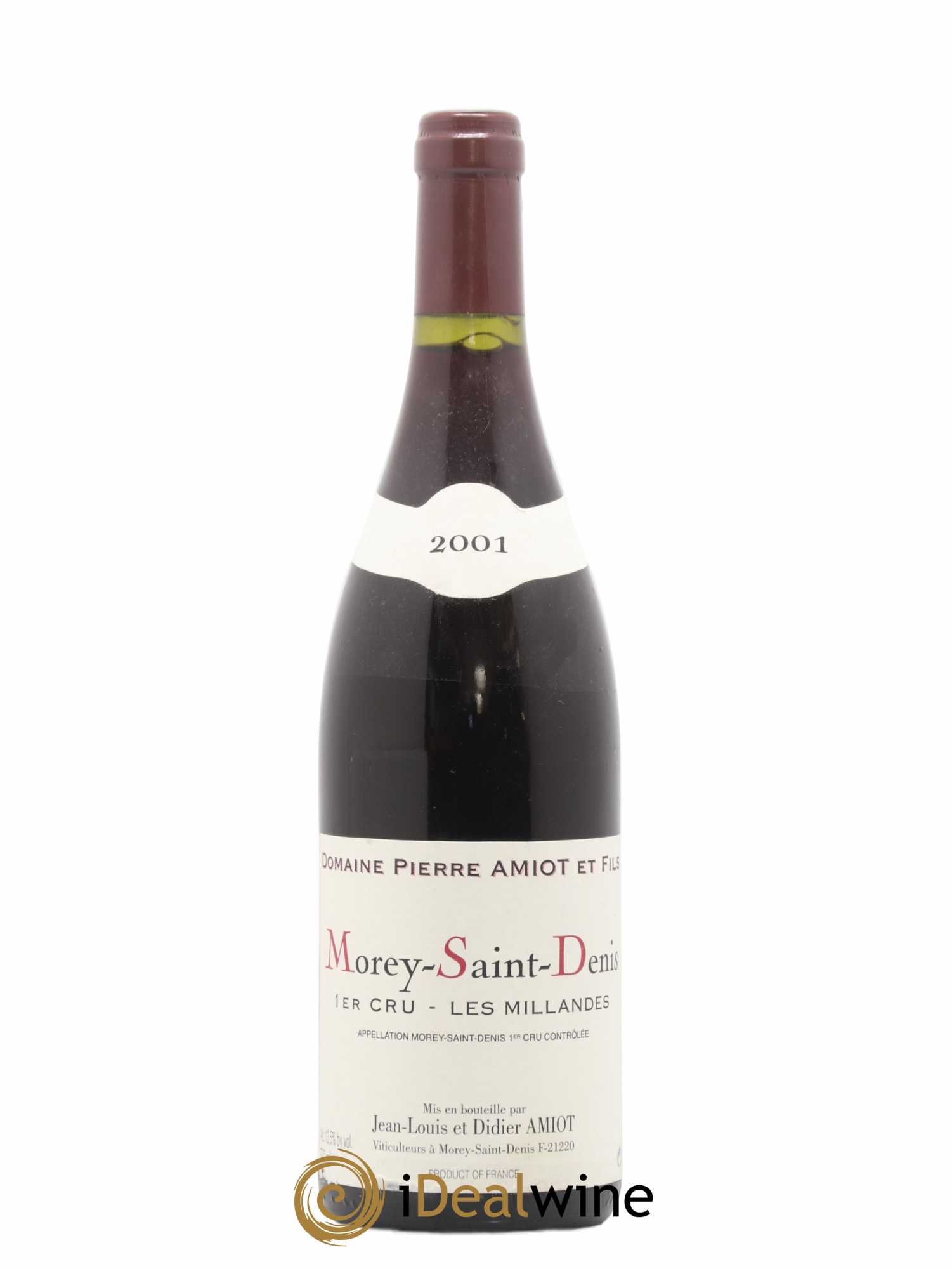 Morey-Saint-Denis 1er Cru Les Millandes Pierre Amiot 2001 - Posten von 1 Flasche - 0