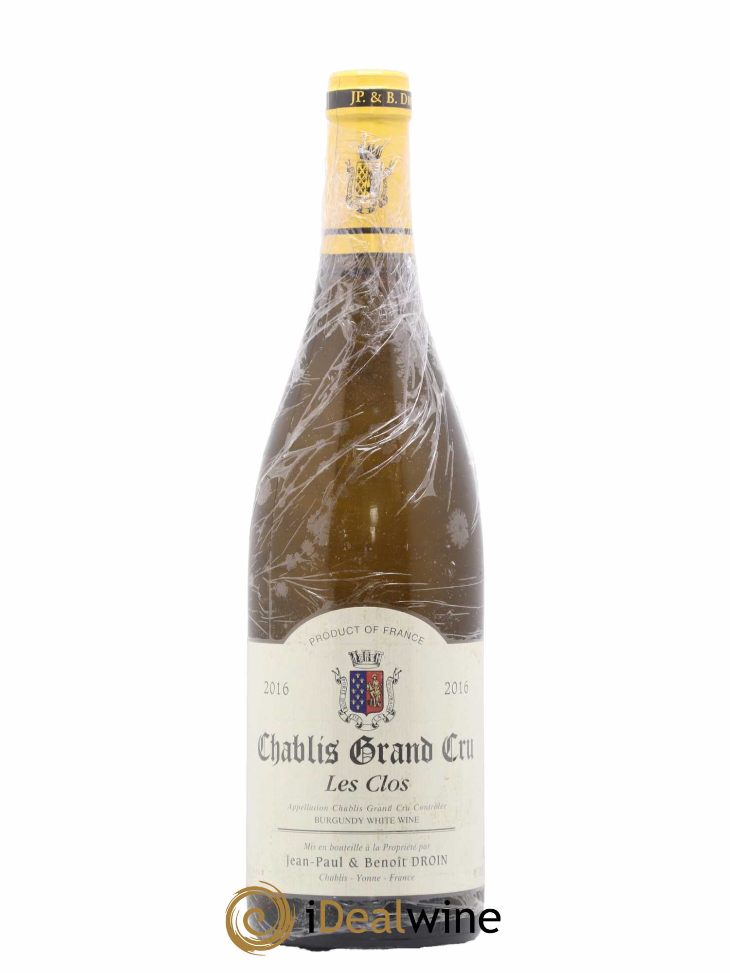 Chablis Grand Cru Les Clos Jean-Paul & Benoît Droin (Domaine) 2016 - Lot de 1 bouteille - 0