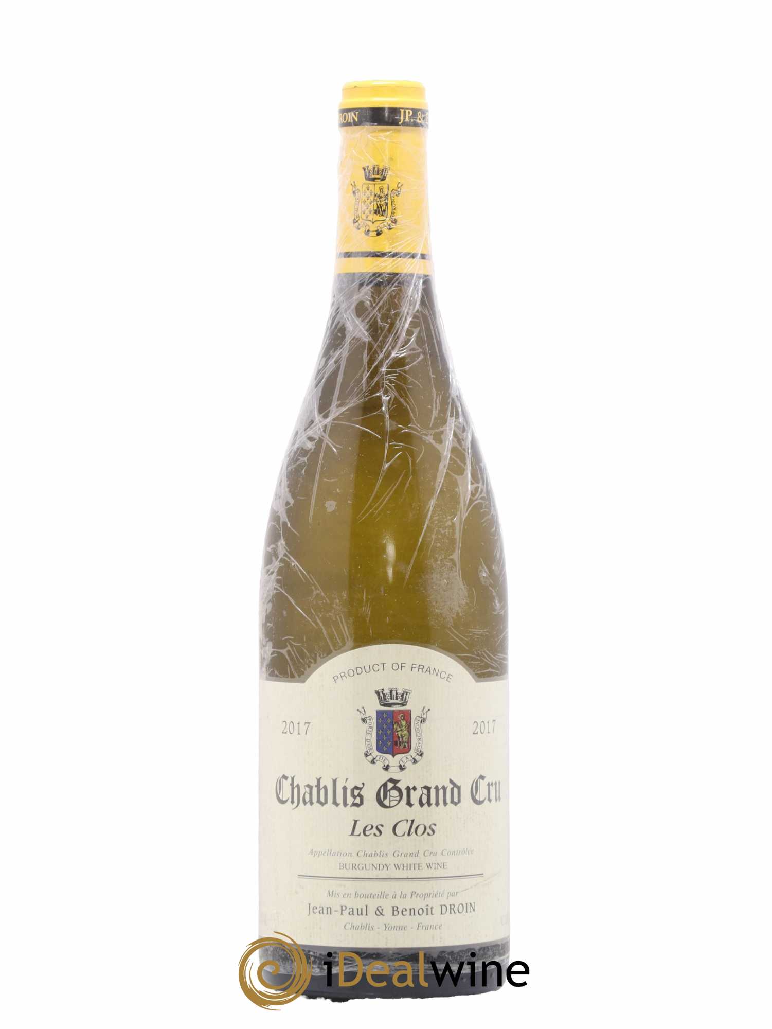 Chablis Grand Cru Les Clos Jean-Paul & Benoît Droin (Domaine) 2017 - Posten von 1 Flasche - 0