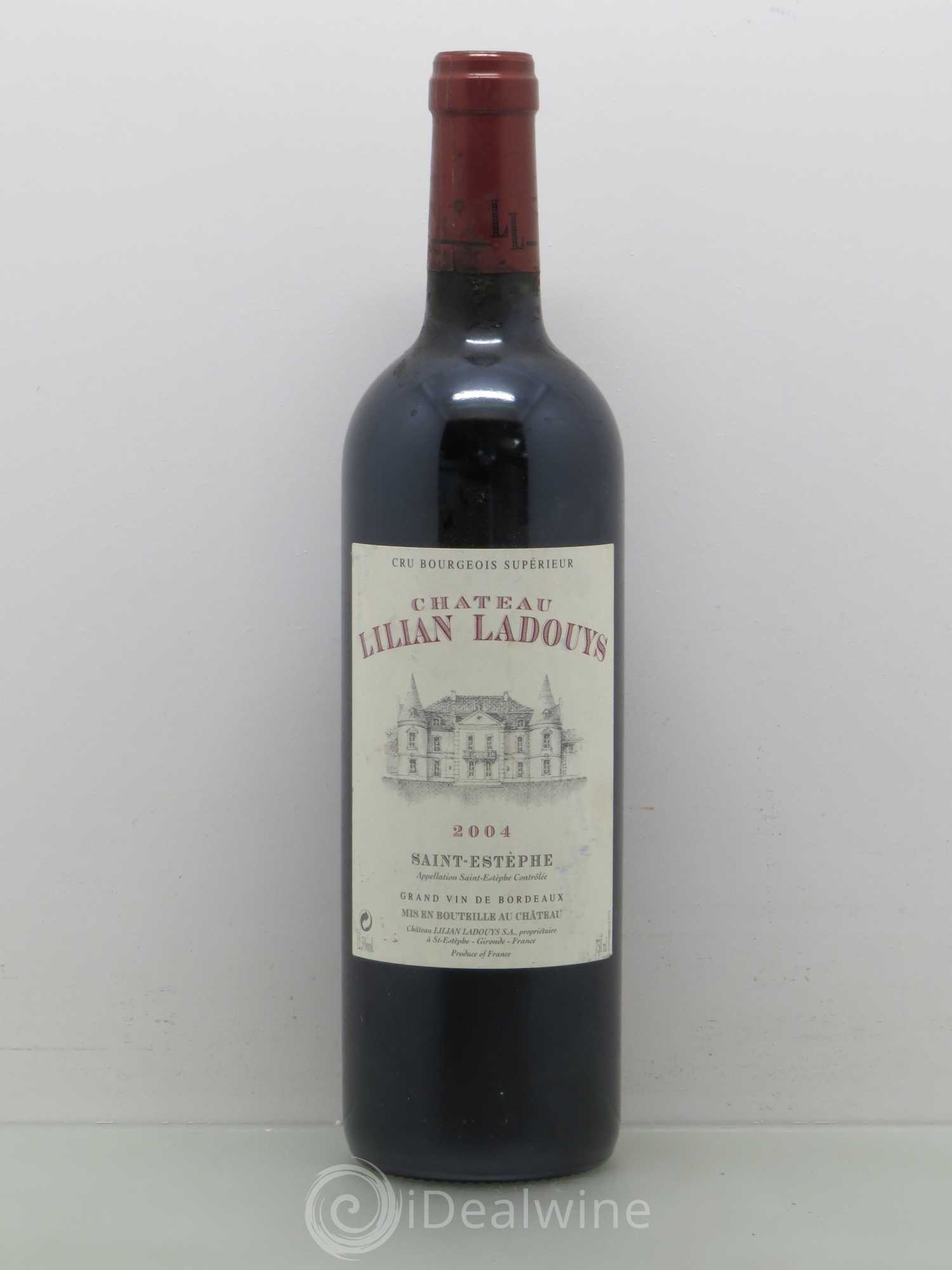 Château Lilian Ladouys Cru Bourgeois 2004 - Lot de 1 bouteille - 0