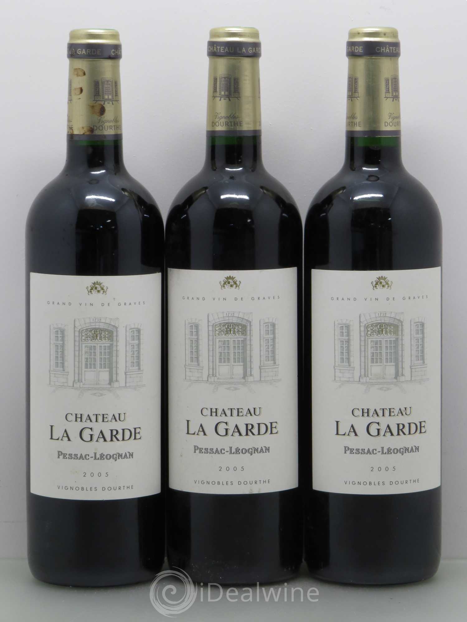 Château la Garde 2005 - Lot de 3 bouteilles - 0
