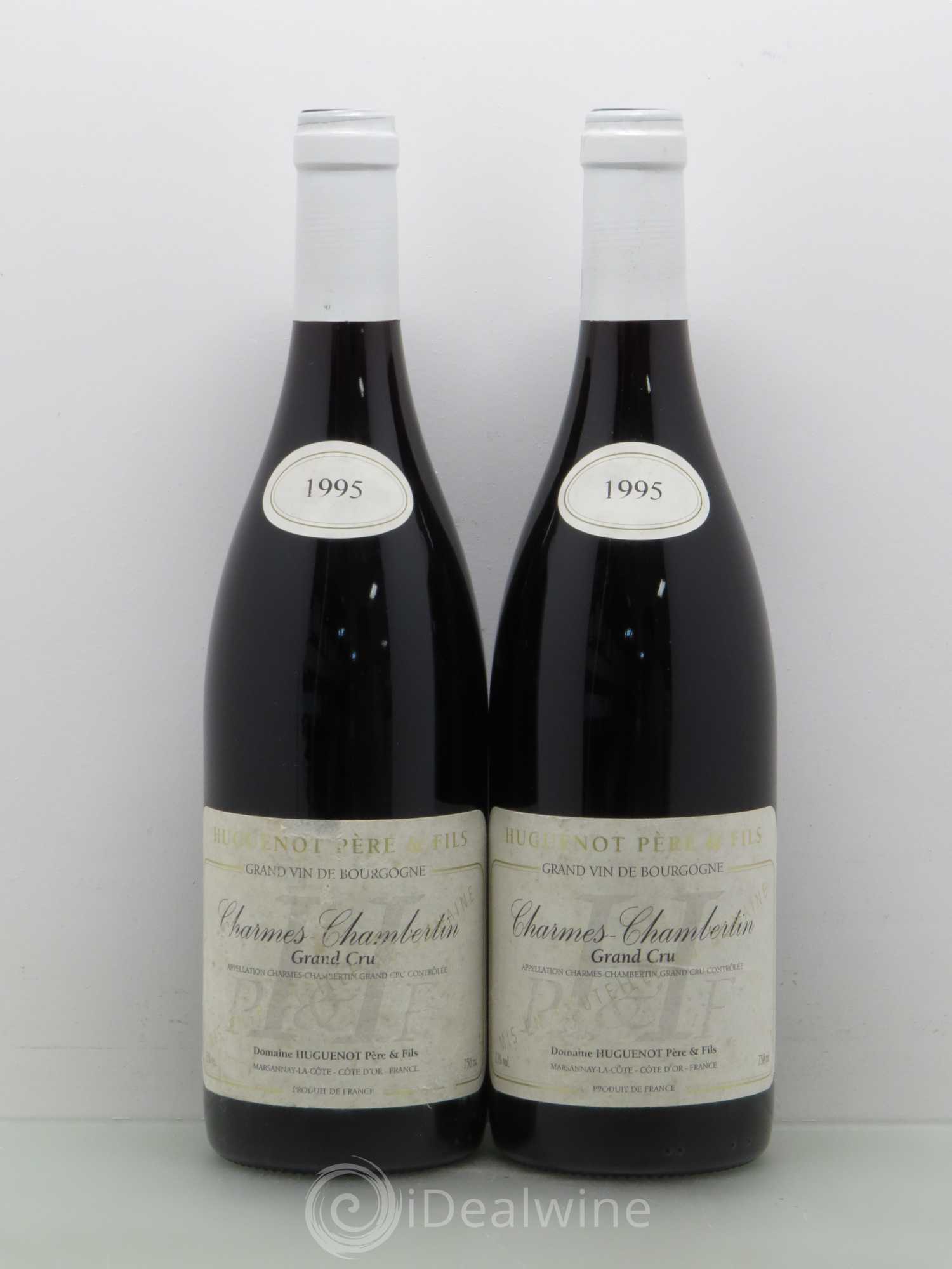 Charmes-Chambertin Grand Cru Domaine Huguenot Pere Et Fils 1995 - Posten von 2 Flaschen - 0