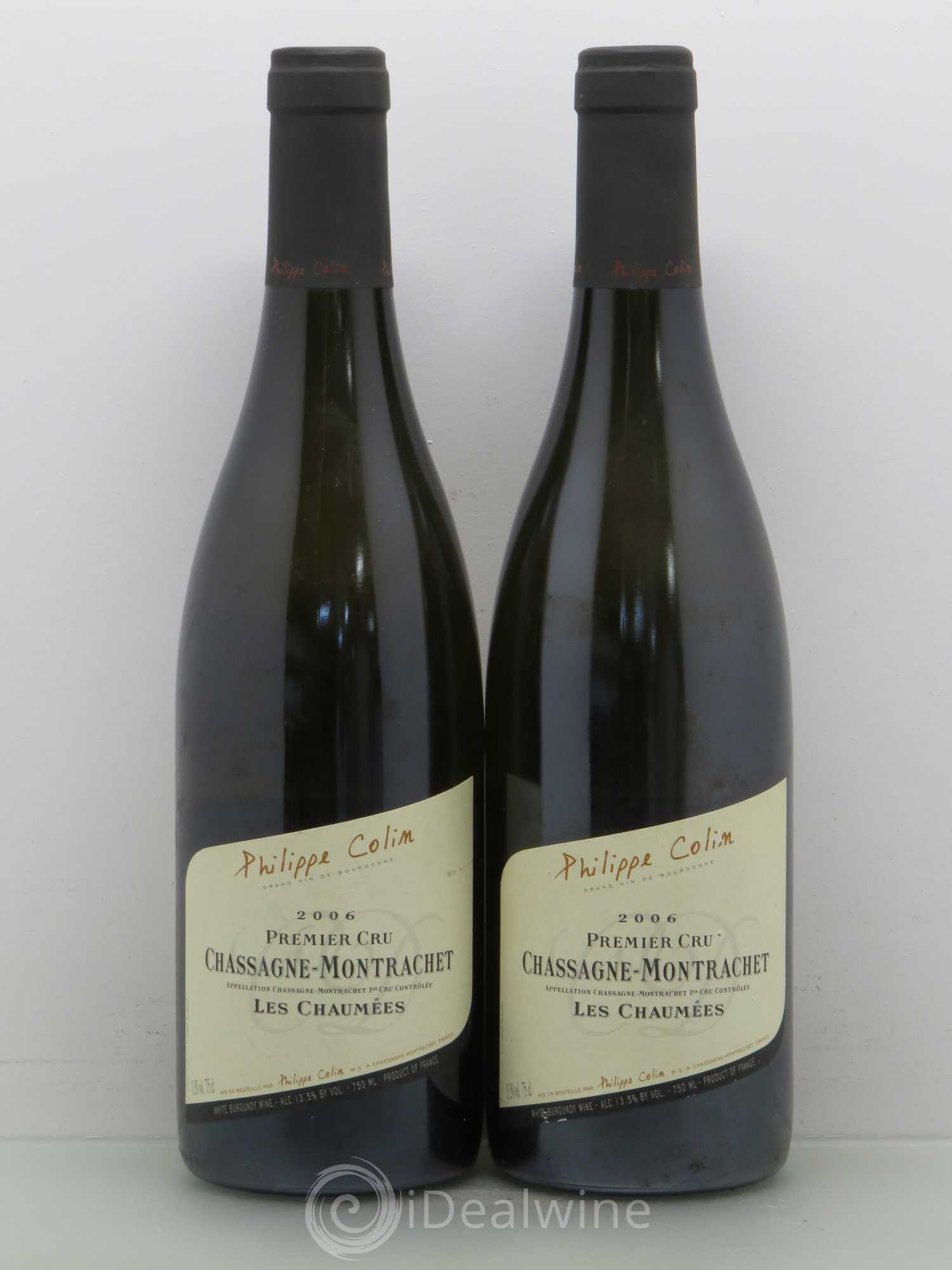 Chassagne-Montrachet 1er Cru Chaumees Domaine Philippe Colin 2006 - Posten von 2 Flaschen - 0