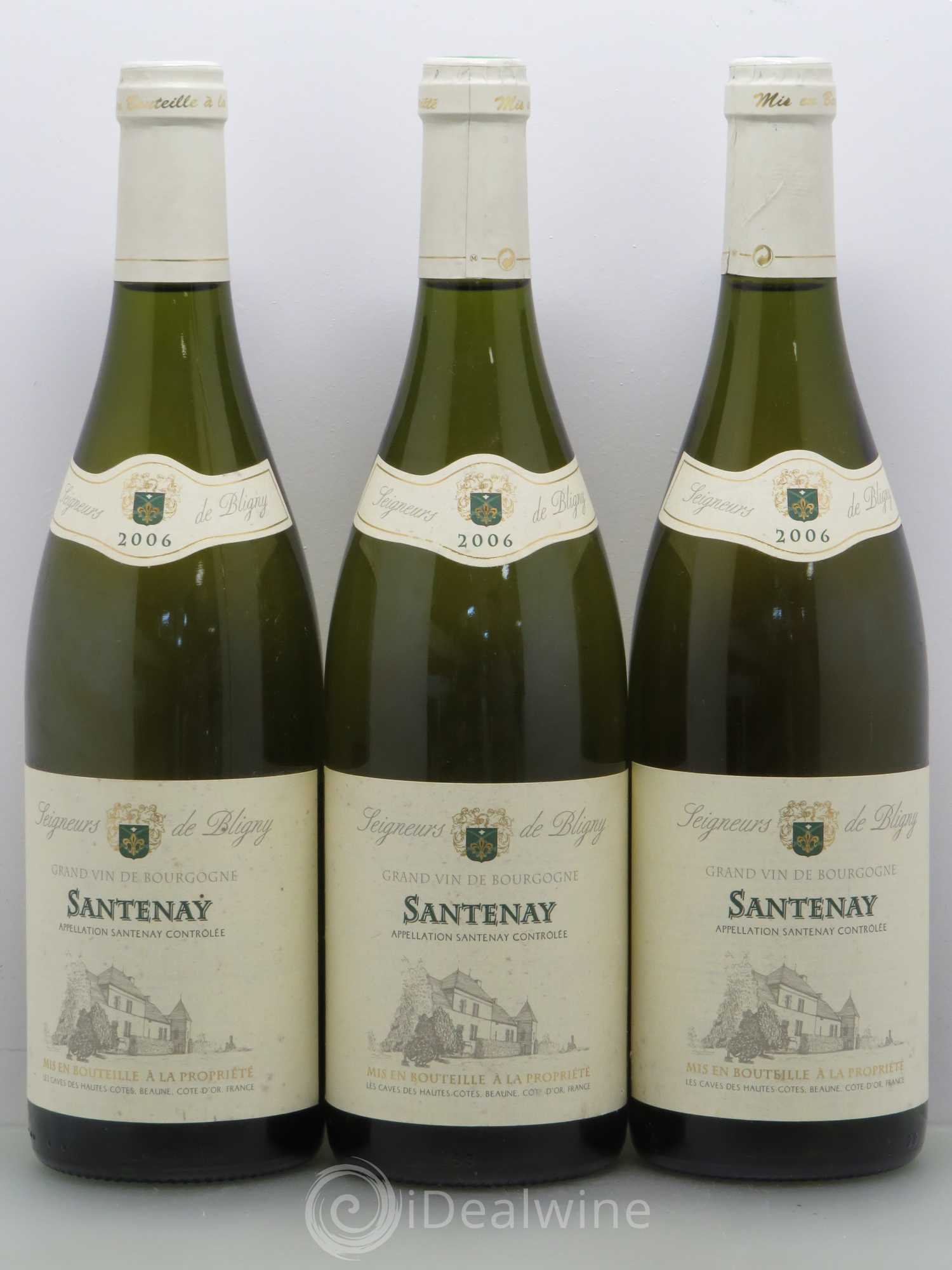 Santenay Les seigneurs de Bligny Cave des Hautes-Côtes 2006 - Posten von 6 Flaschen - 2