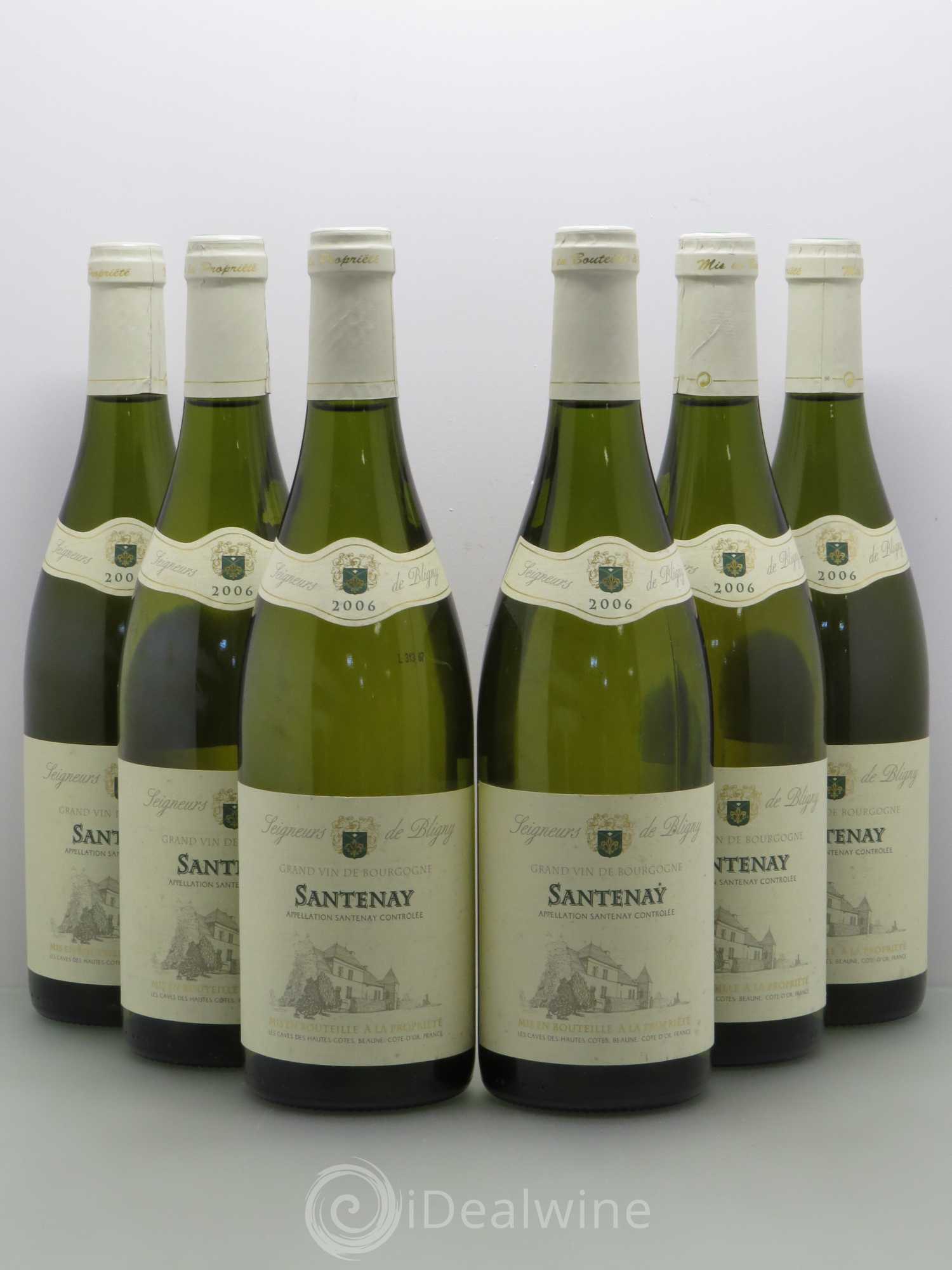 Santenay Les seigneurs de Bligny Cave des Hautes-Côtes 2006 - Posten von 6 Flaschen - 0