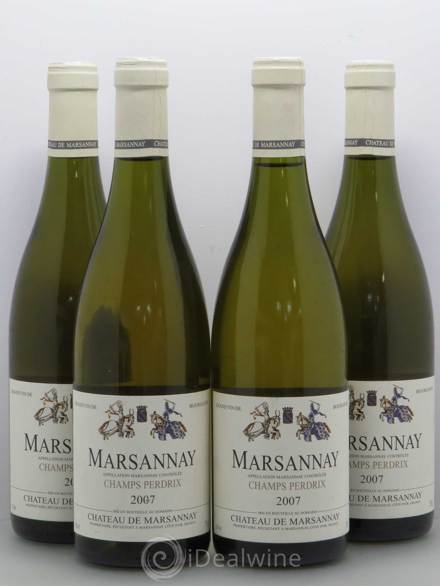 Marsannay Les Champs Perdrix Château de Marsannay 2007 - Lot de 4 bouteilles - 0