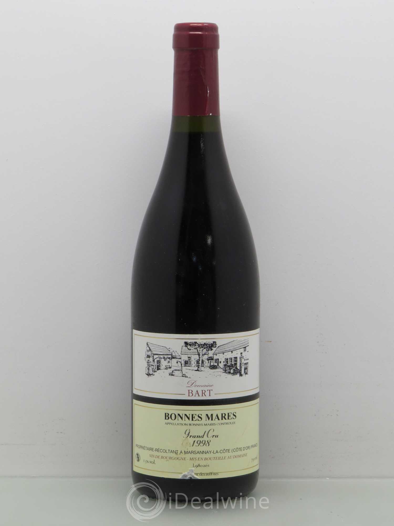 Bonnes-Mares Grand Cru Bart (Domaine) 1998 - Lot de 1 bouteille - 0