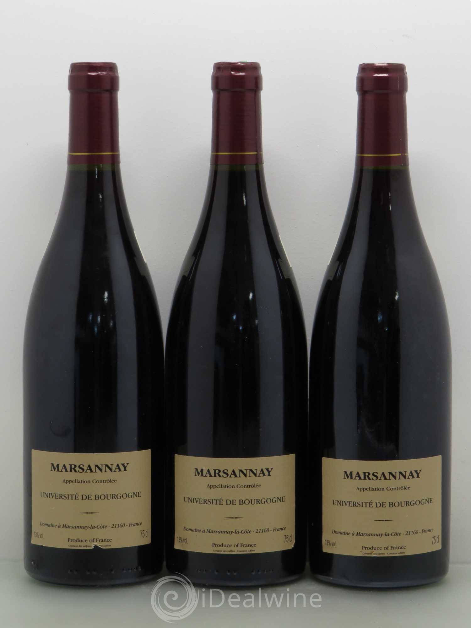 Marsannay Domaine Universite de Bourgogne 2009 - Posten von 3 Flaschen - 1