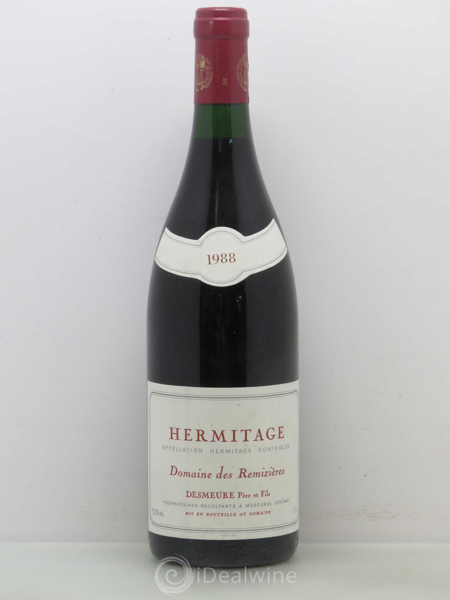 Hermitage Domaine Des Remizieres 1988 - Posten von 1 Flasche - 0