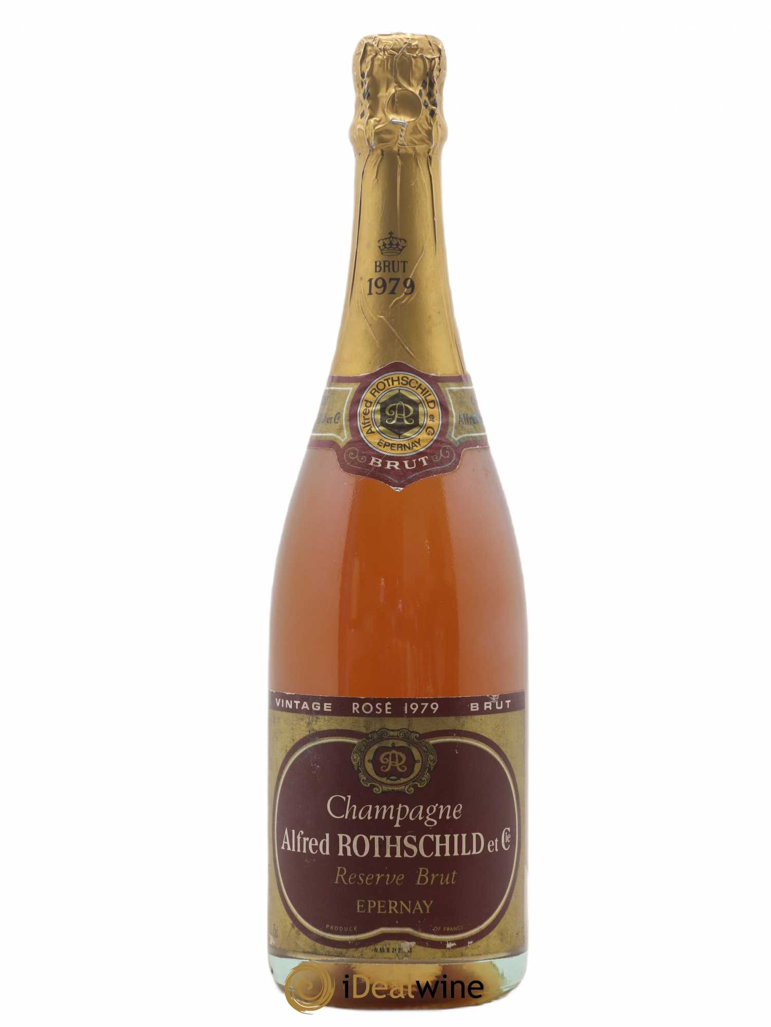 Champagne - Alfred Rothschild réserve brut 1979 - Lot de 1 bouteille - 0