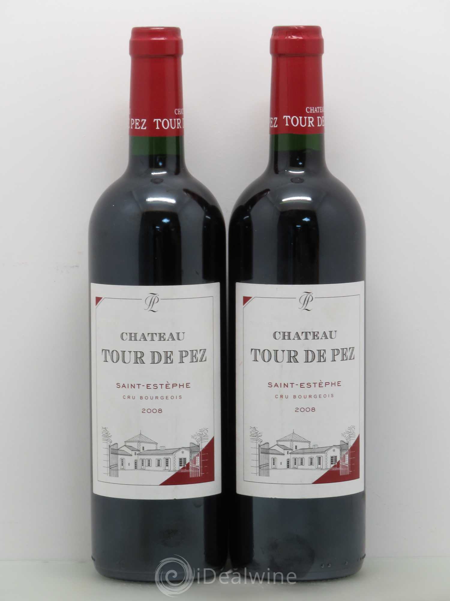 Château Tour de Pez Cru Bourgeois 2008 - Lot de 2 bouteilles - 0