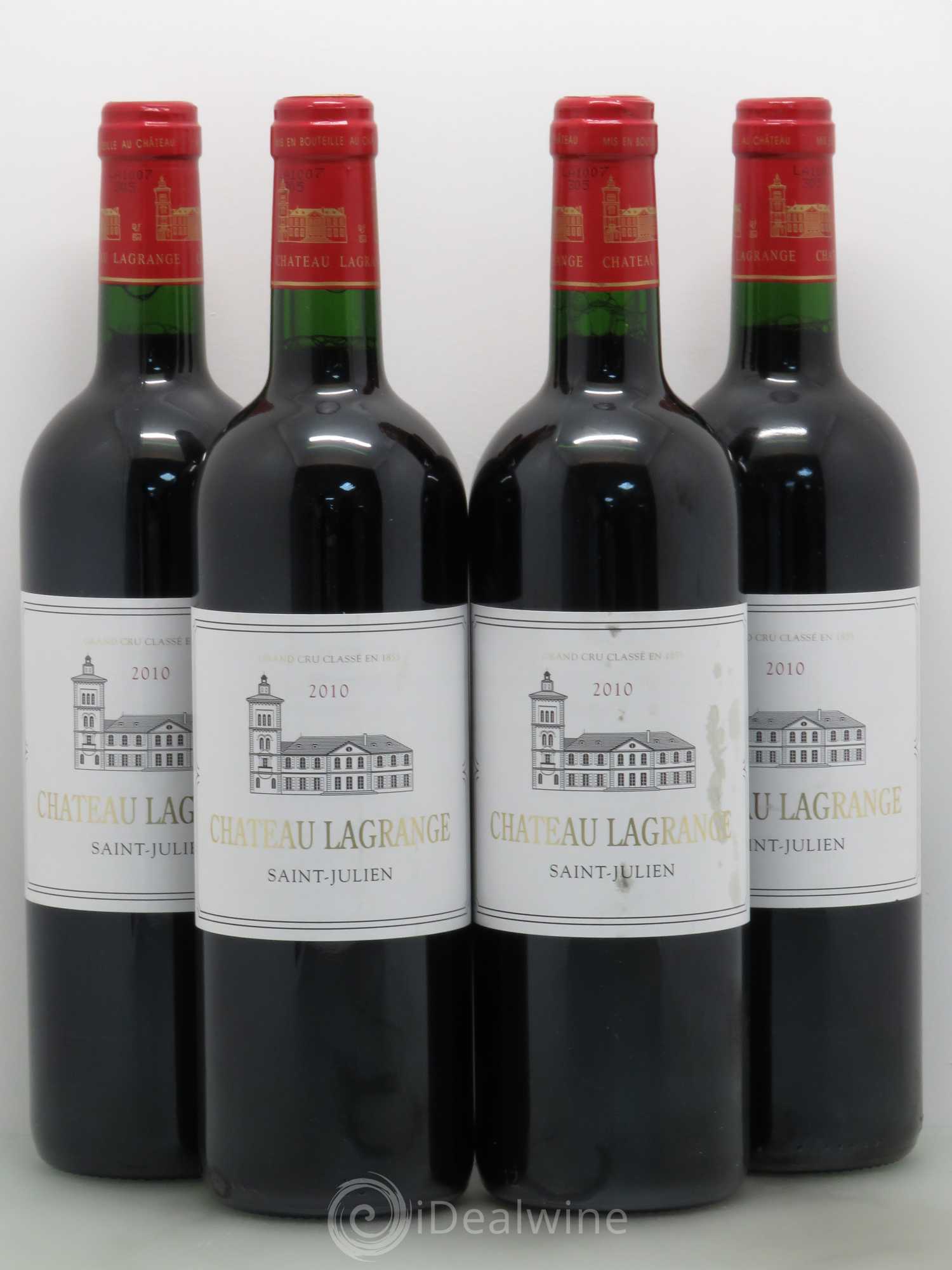 Château Lagrange 3ème Grand Cru Classé 2010 - Lot de 4 bouteilles - 0