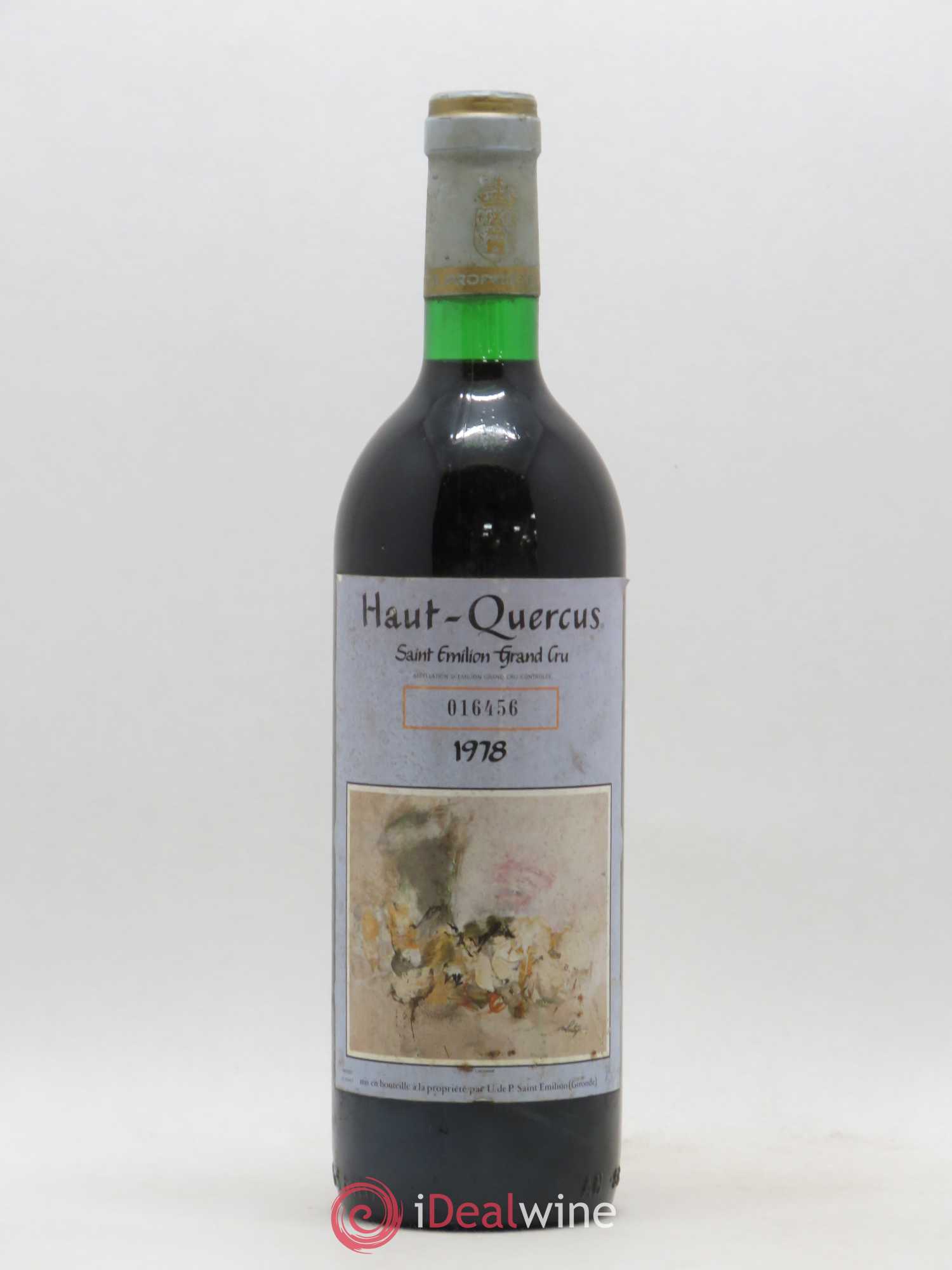 Château Haut-Quercus (sans prix de réserve) 1978 - Lot de 1 bouteille - 0