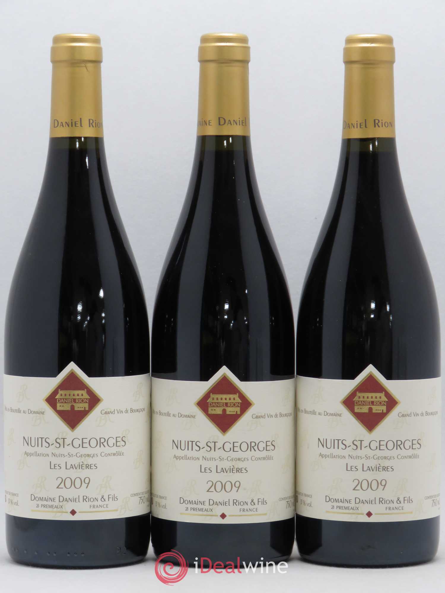 Nuits-Saint-Georges Les Lavieres Domaine Daniel Rion 2009 - Posten von 3 Flaschen - 0