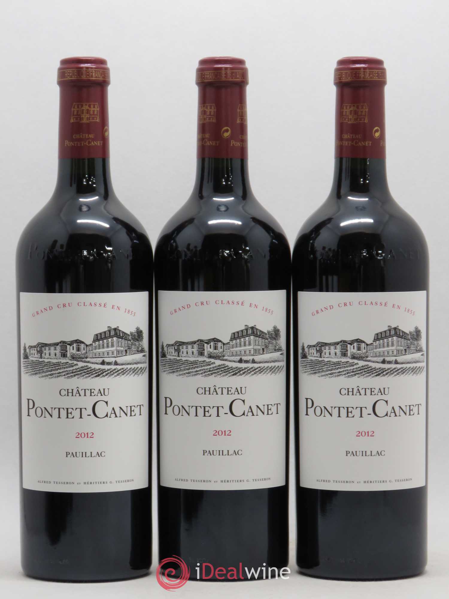 Château Pontet Canet 5ème Grand Cru Classé 2012 - Lot de 6 bouteilles - 2