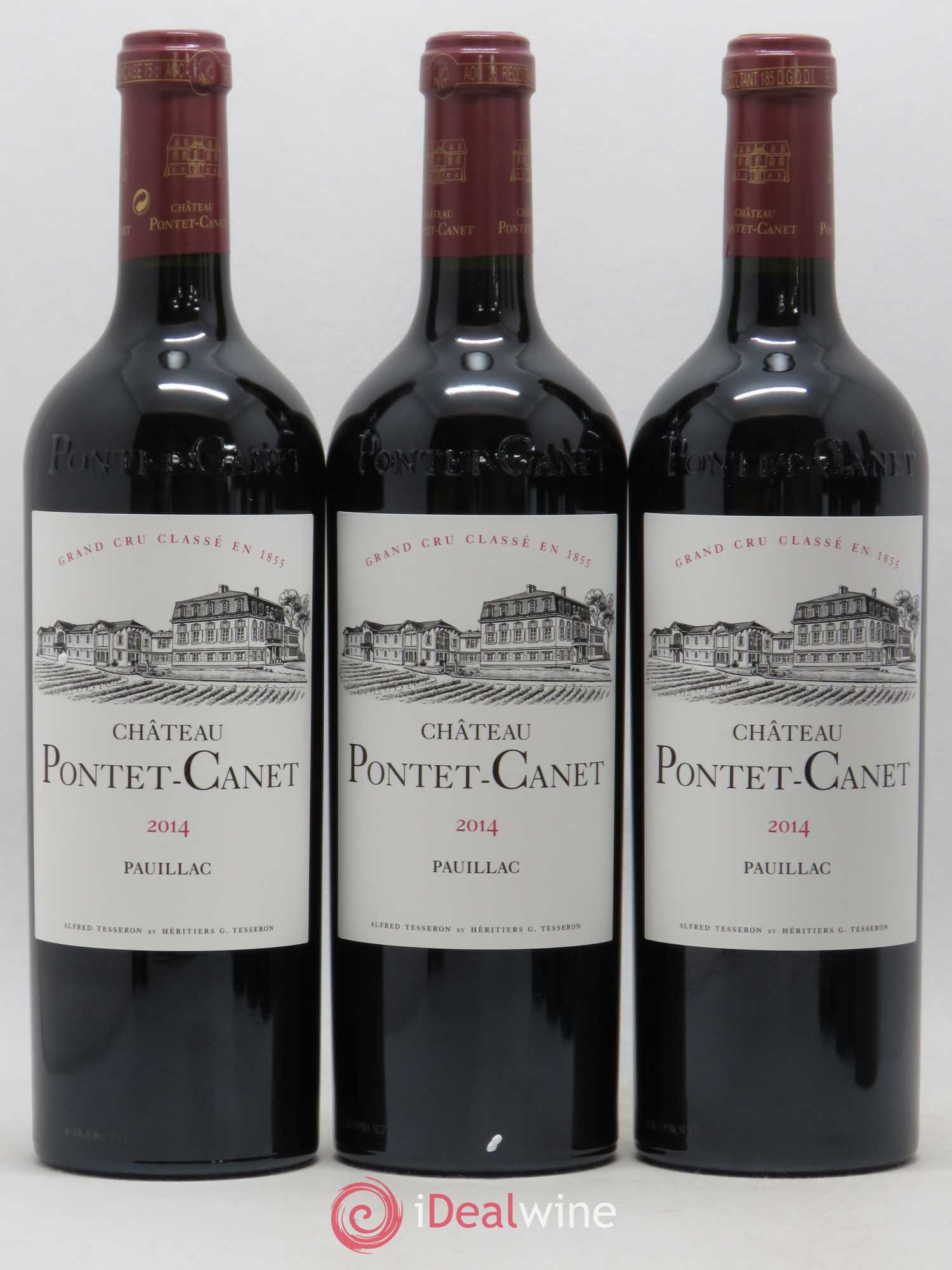 Château Pontet Canet 5ème Grand Cru Classé 2014 - Lot de 6 bouteilles - 1