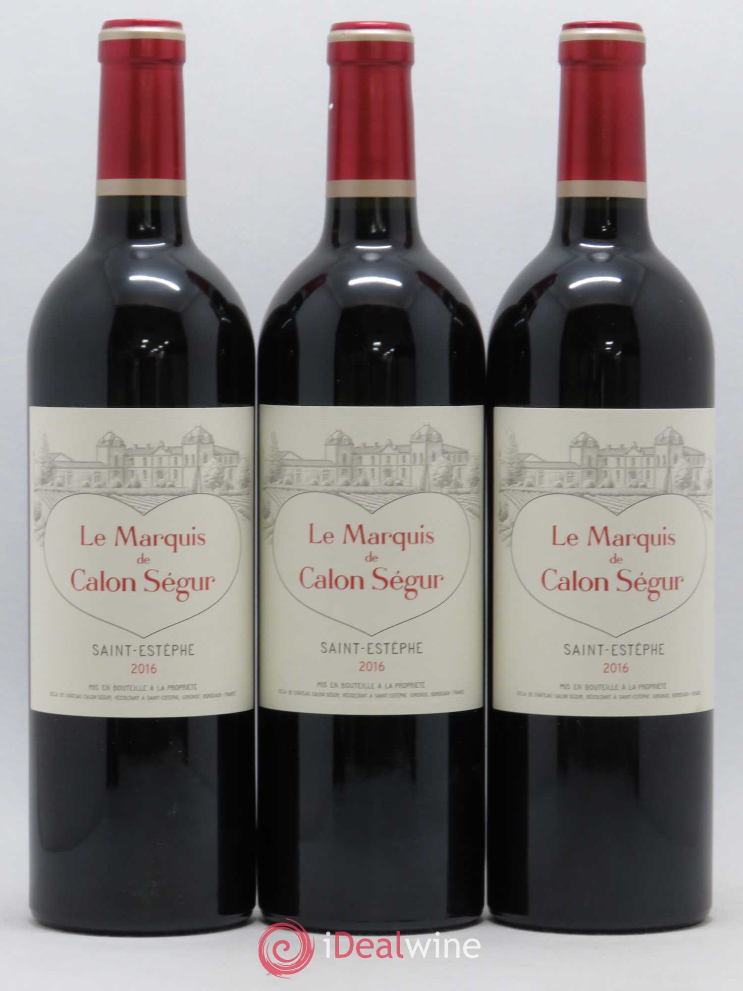 Marquis de Calon Second Vin 2016 - Lot de 3 bouteilles - 0