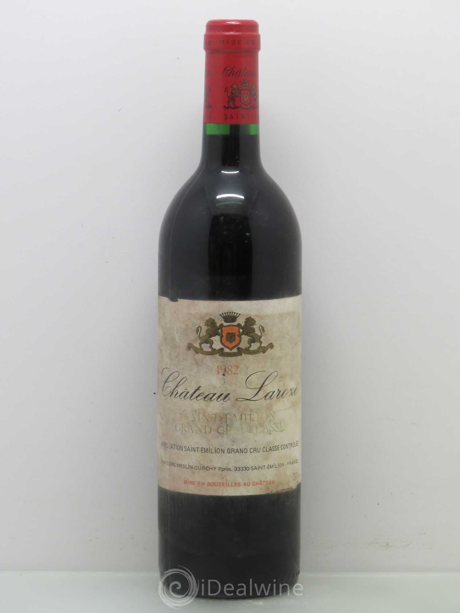 Château Laroze Grand Cru Classé 1982 - Lot de 1 bouteille - 0