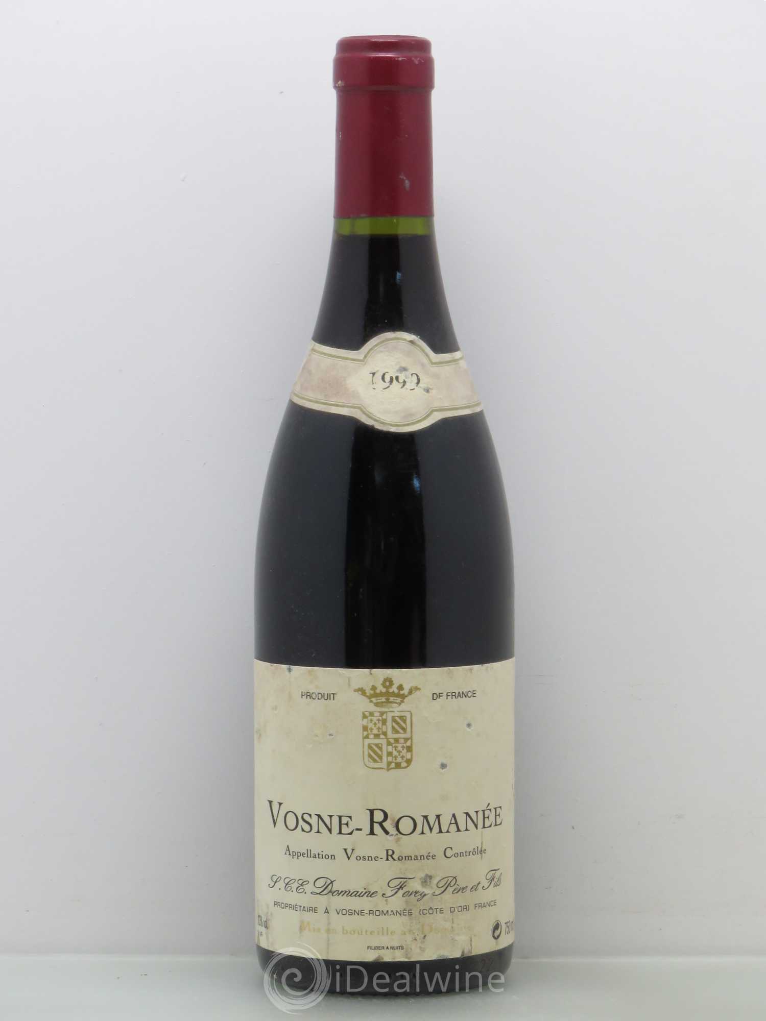 Vosne-Romanée Forey Père et Fils 1999 - Lot de 1 bouteille - 0