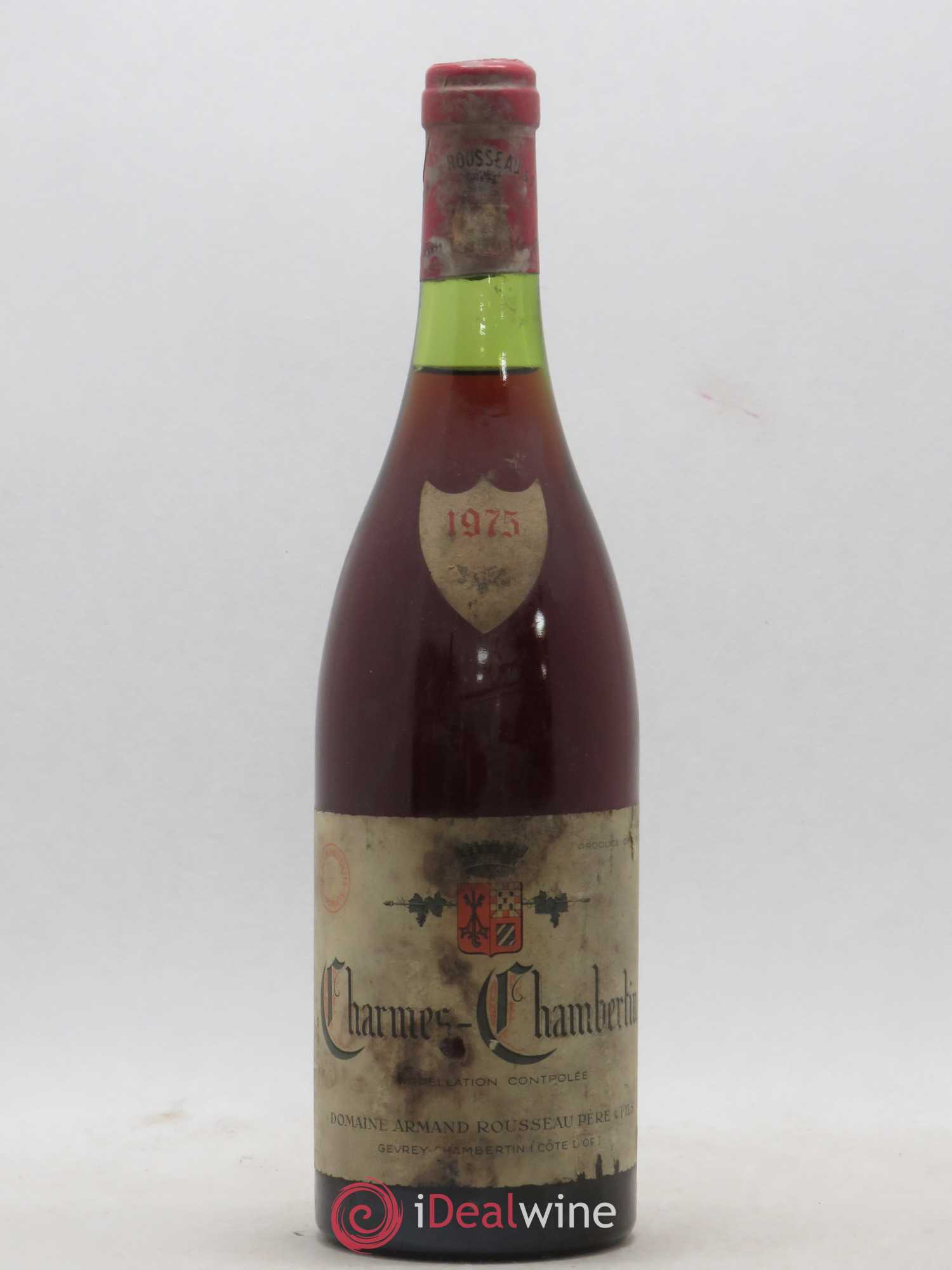Charmes-Chambertin Grand Cru Armand Rousseau (Domaine) 1975 - Lot de 1 bouteille - 0
