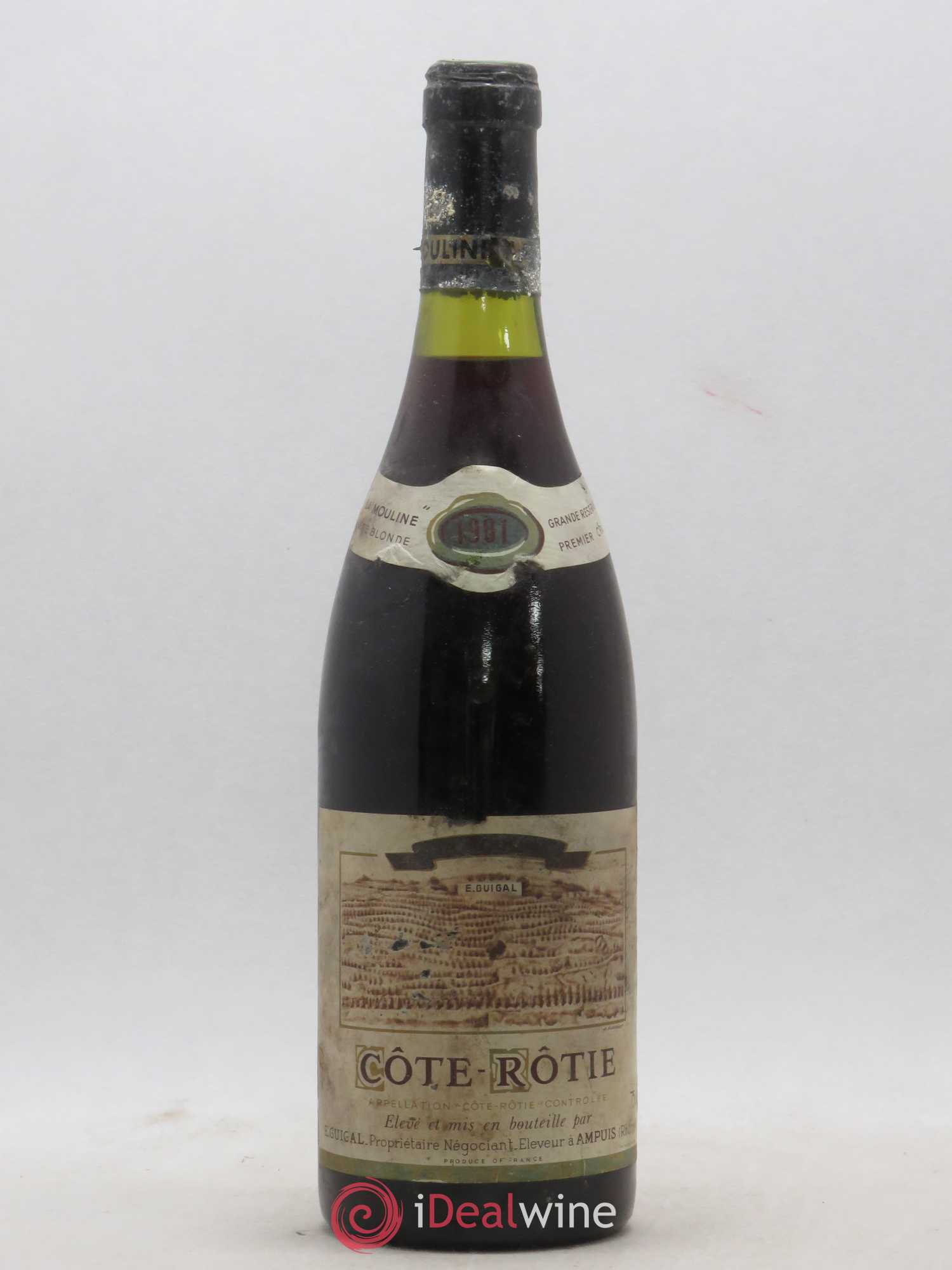 Côte-Rôtie La Mouline Guigal 1981 - Lot de 1 bouteille - 0
