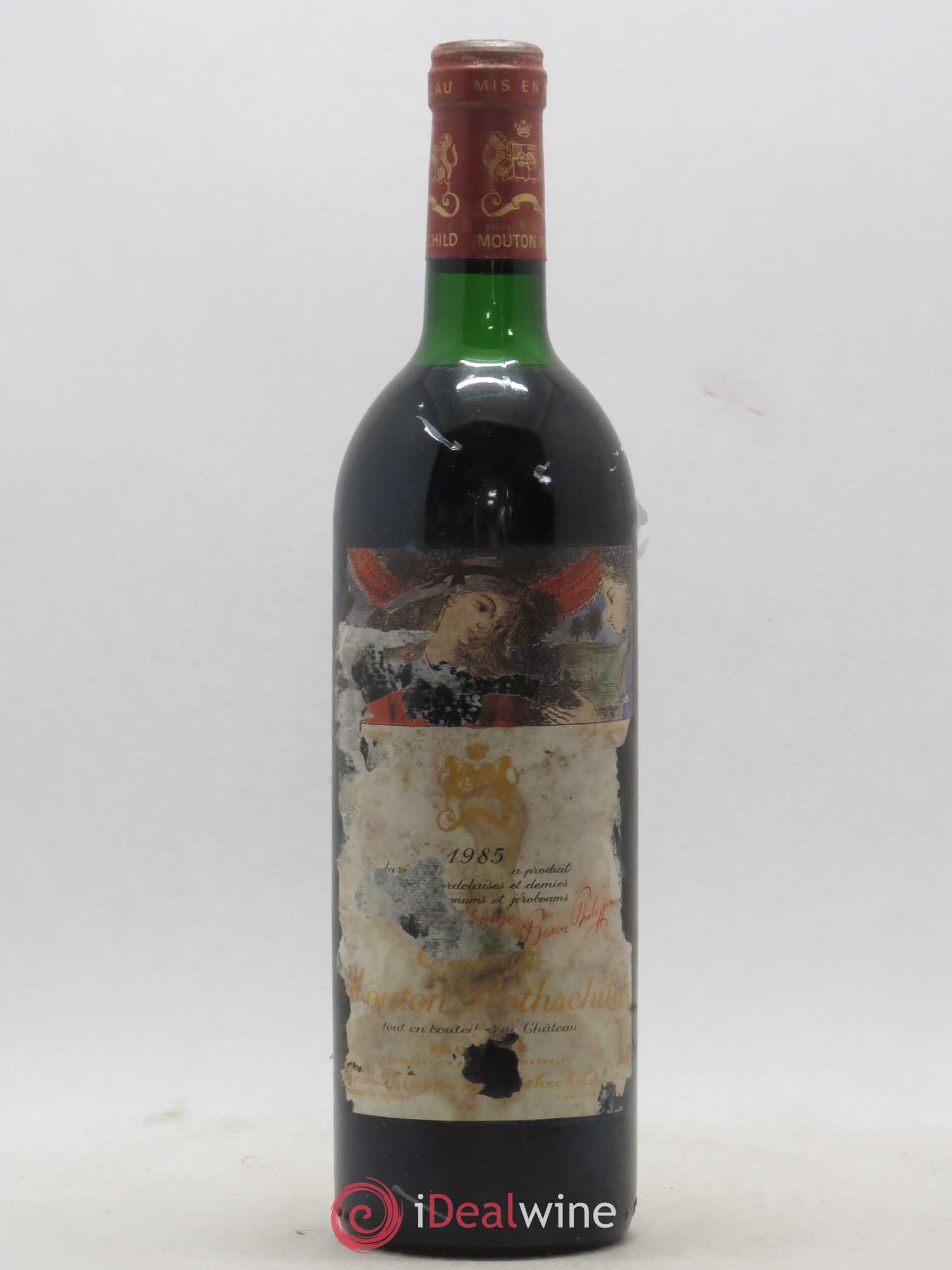 Château Mouton Rothschild 1er Grand Cru Classé 1985 - Lot de 1 bouteille - 0