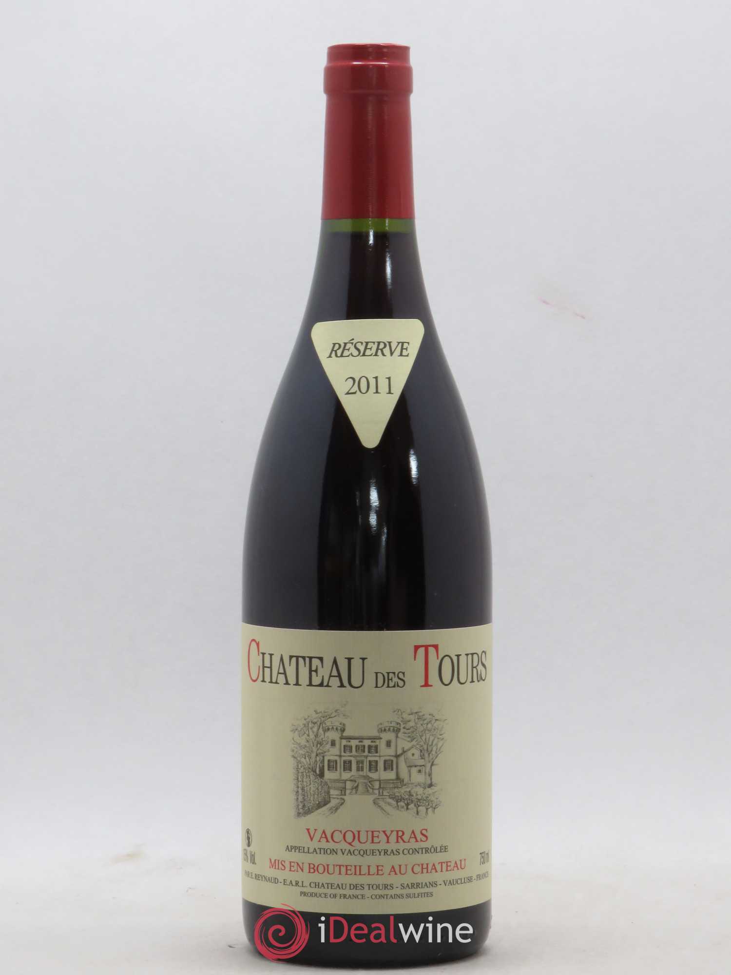 Vacqueyras Château des Tours Emmanuel Reynaud 2011 - Lot de 1 bouteille - 0