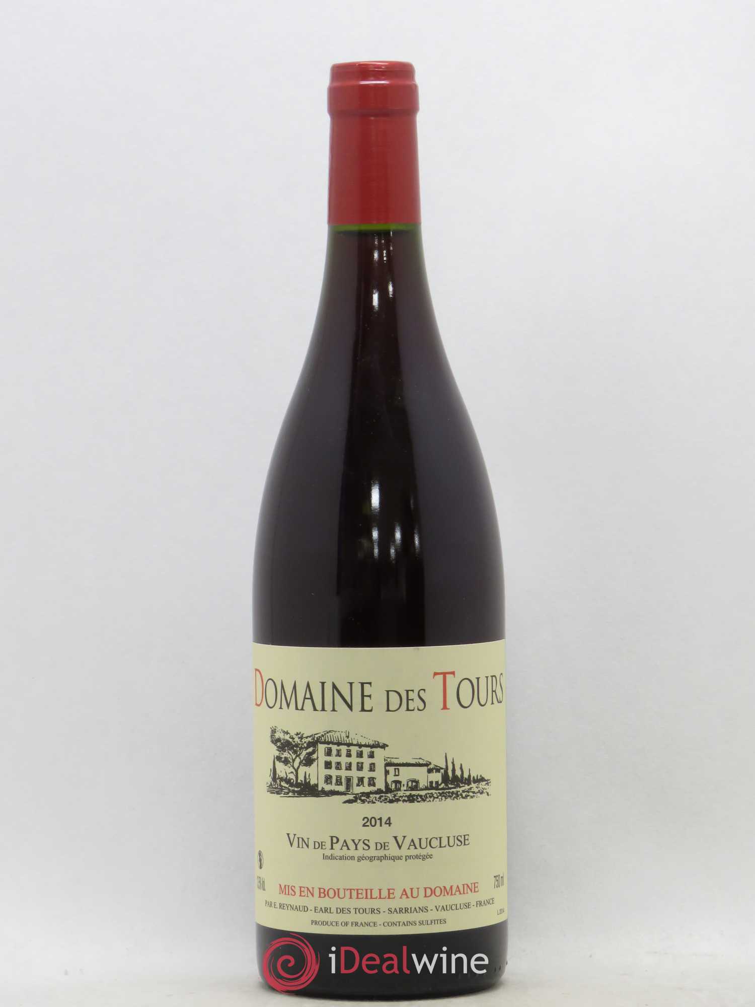 Vaucluse (Vin de Pays de Vaucluse) Domaine des Tours Emmanuel Reynaud 2014 - Lot de 1 bouteille - 0