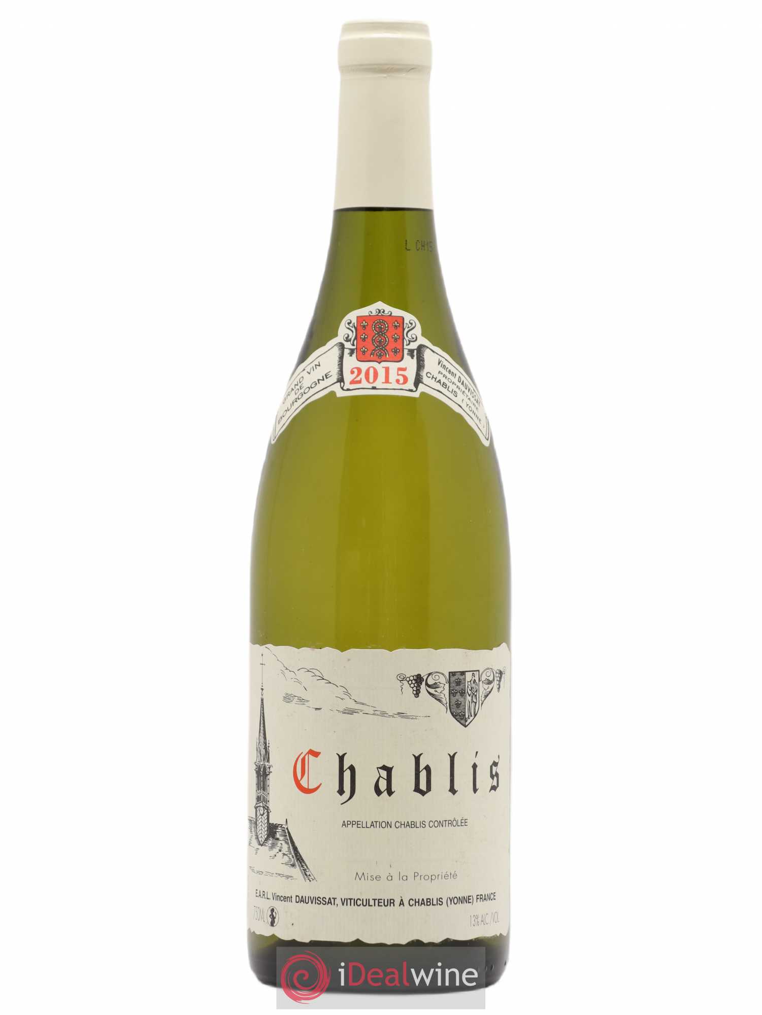 Chablis Vincent Dauvissat (Domaine) 2015 - Lot de 1 bouteille - 0