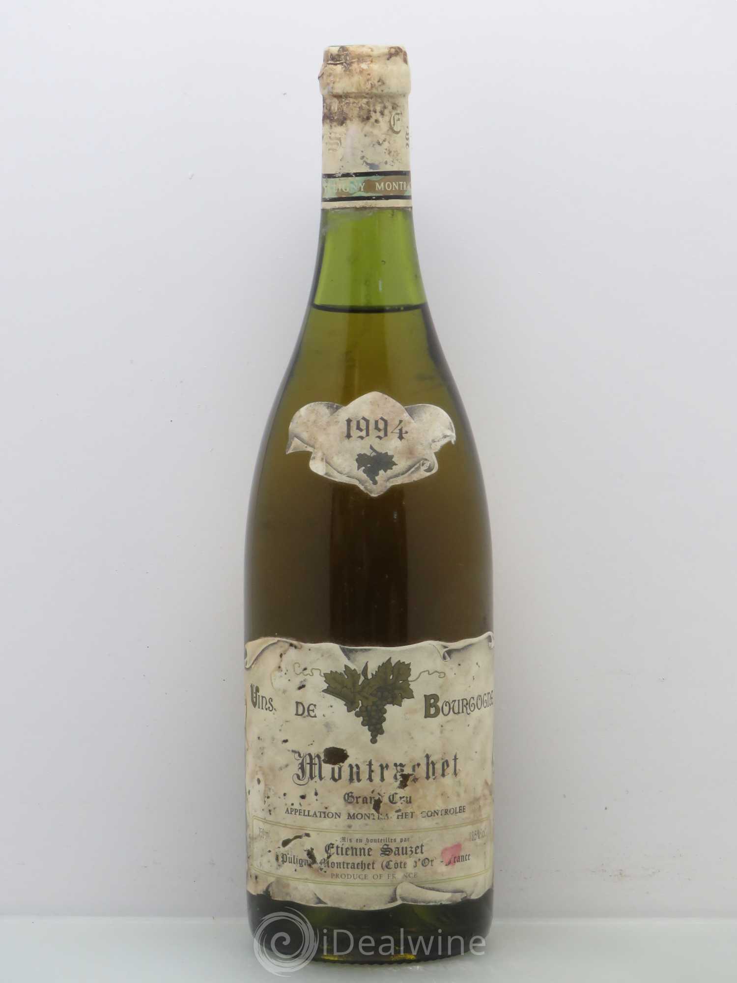 Montrachet Grand Cru Etienne Sauzet 1994 - Lot de 1 bouteille - 0
