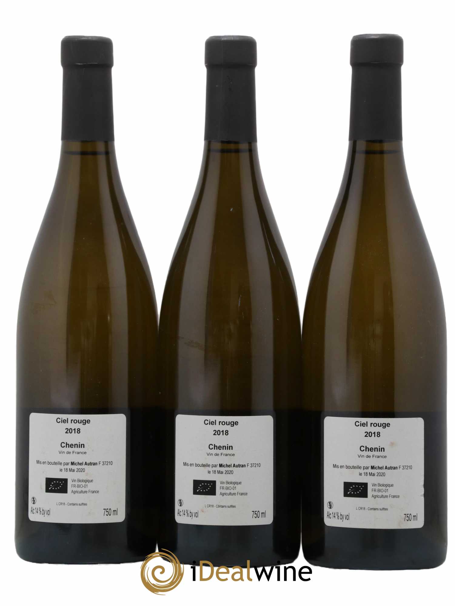 Vin de France Ciel Rouge Michel Autran 2018 - Lot de 3 bouteilles - 1