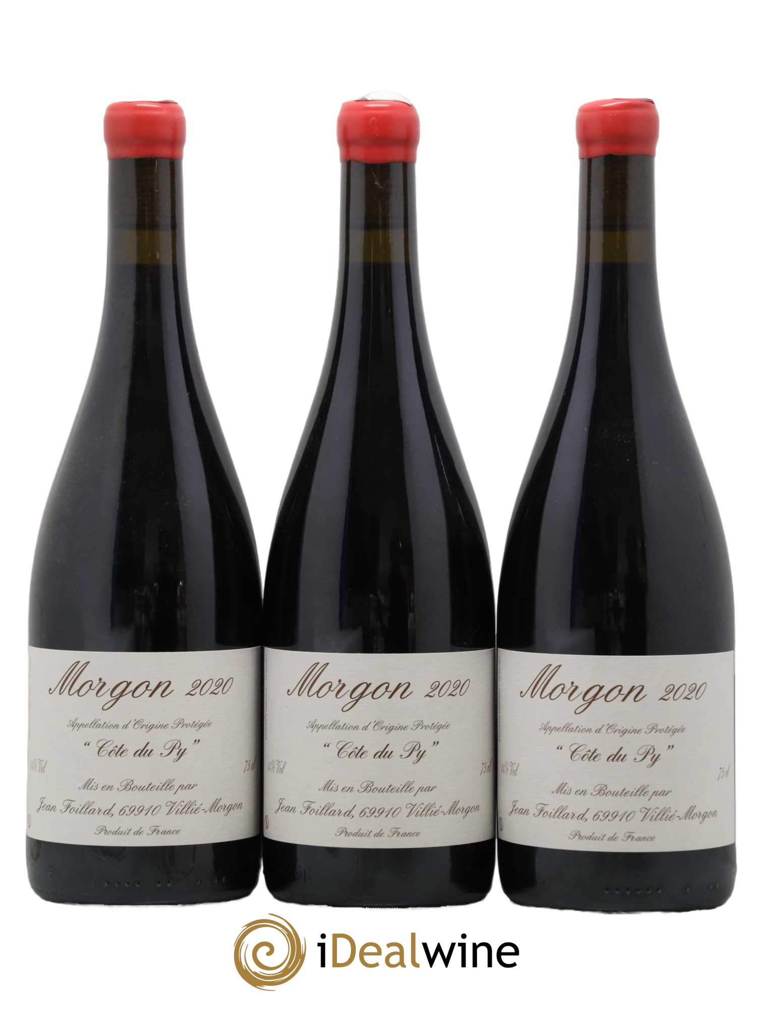 Morgon Côte du Py Jean Foillard 2020 - Lot de 3 bouteilles - 0