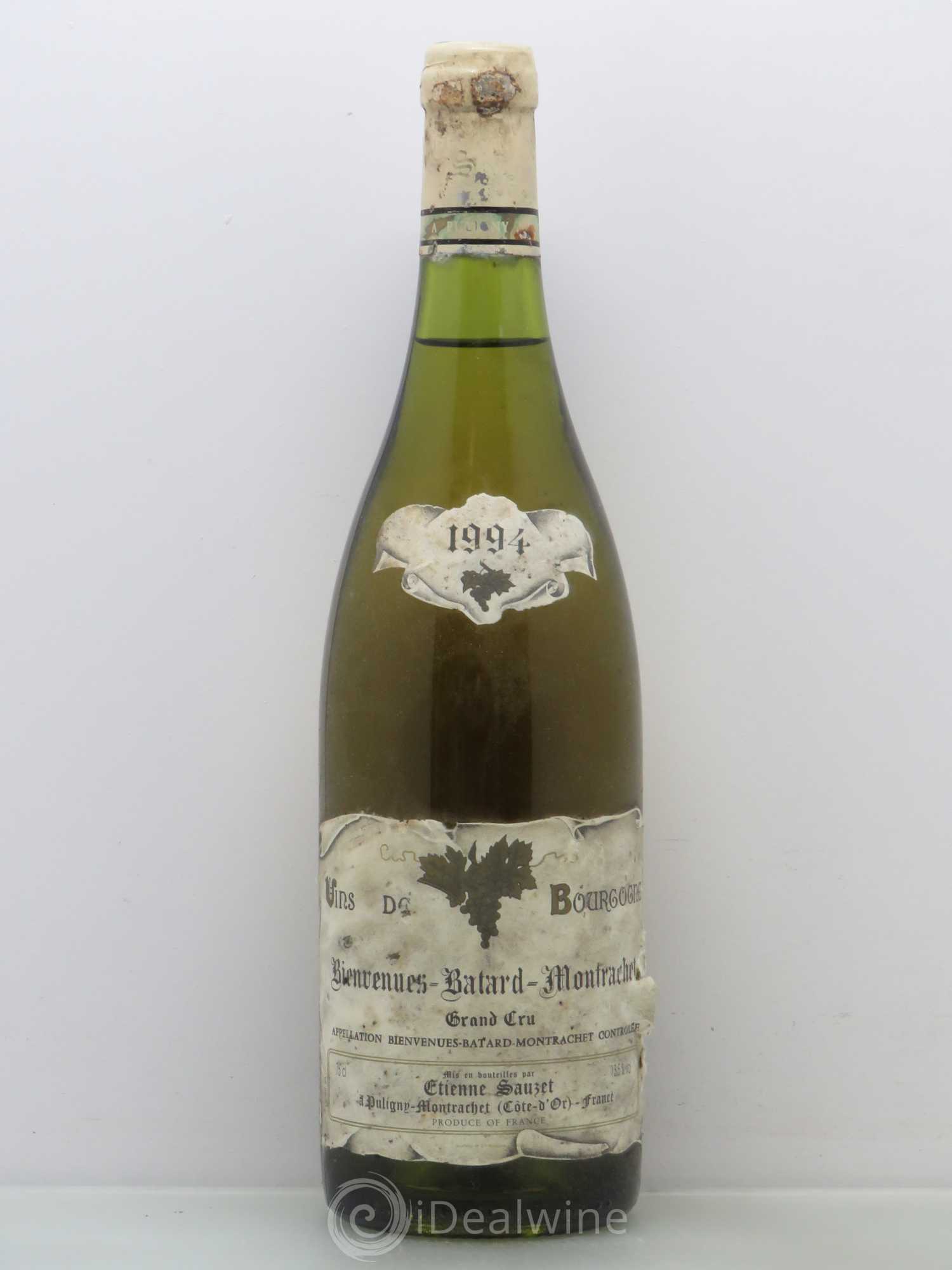 Bienvenues-Bâtard-Montrachet Grand Cru Etienne Sauzet 1994 - Lot de 1 bouteille - 0