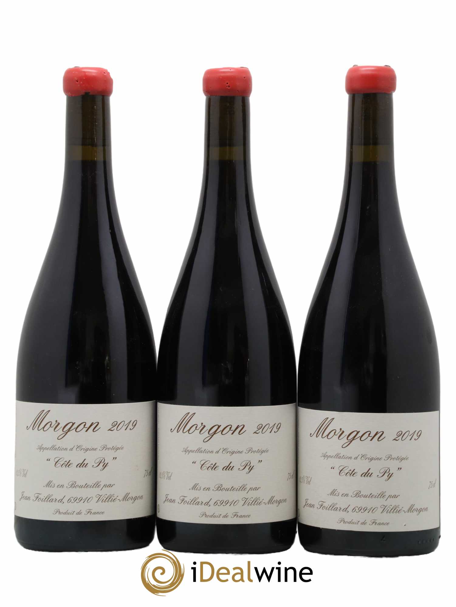 Morgon Côte du Py Jean Foillard 2019 - Lot de 3 bouteilles - 0