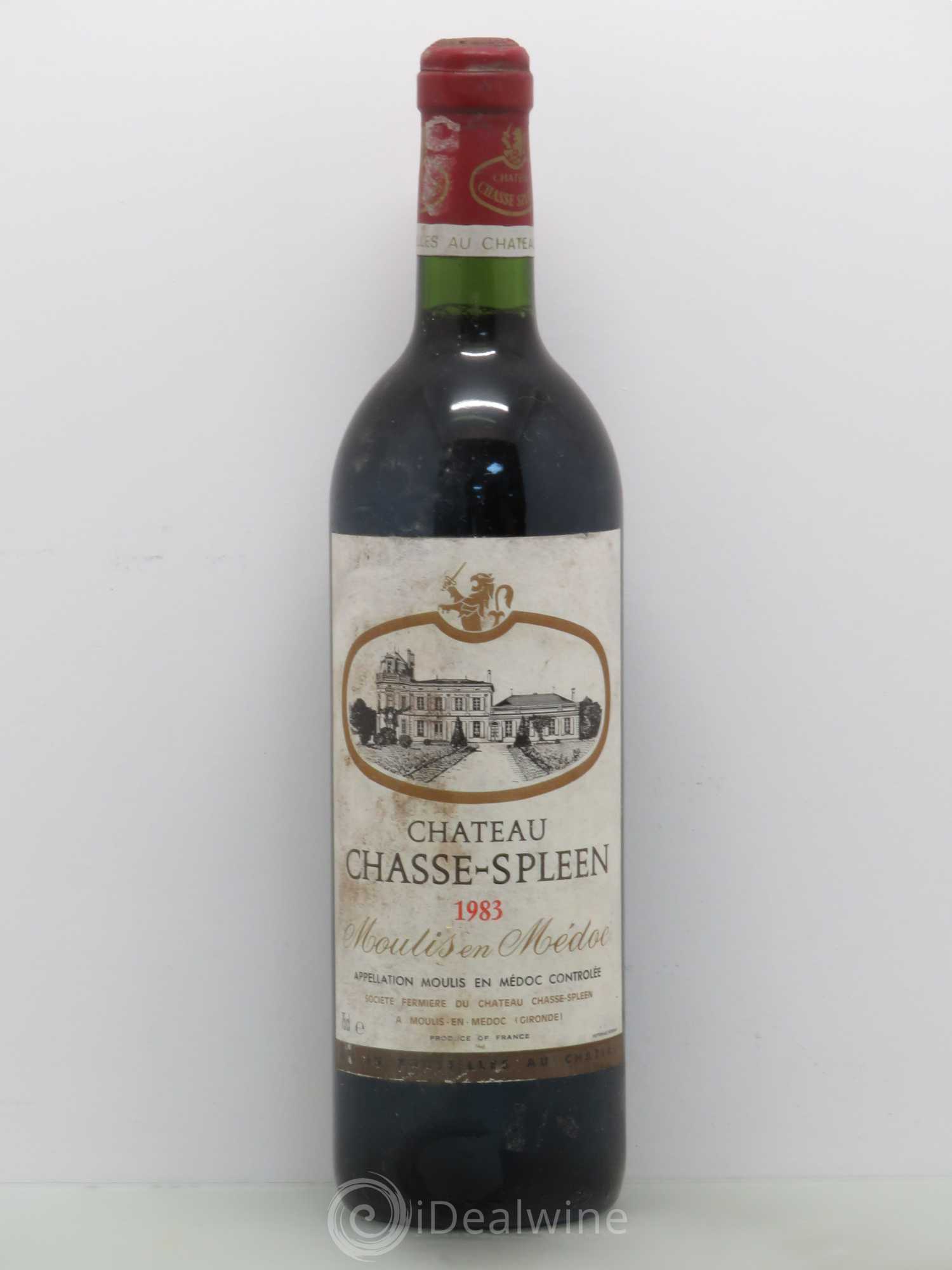 Château Chasse Spleen 1983 - Lot de 1 bouteille - 0