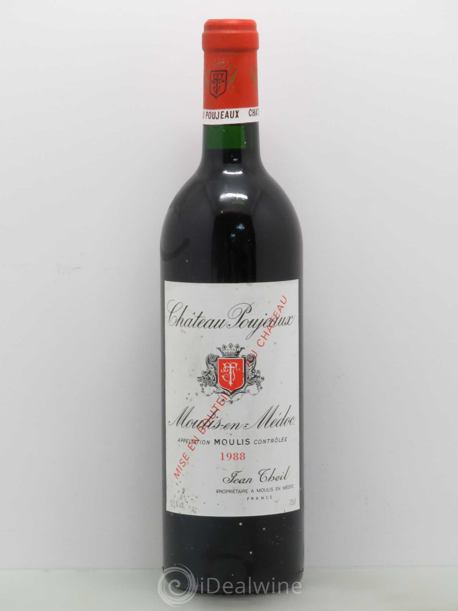 Château Poujeaux 1988 - Lot de 1 bouteille - 0