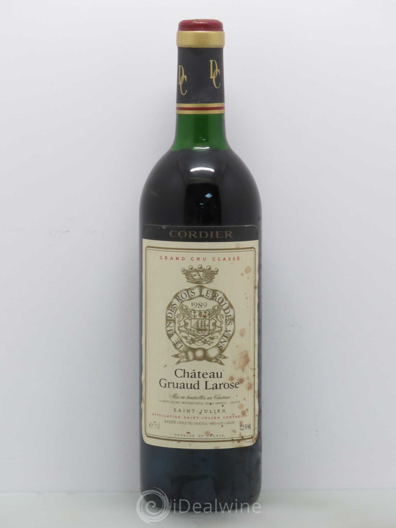 Château Gruaud Larose 2ème Grand Cru Classé 1989 - Lot de 1 bouteille - 0