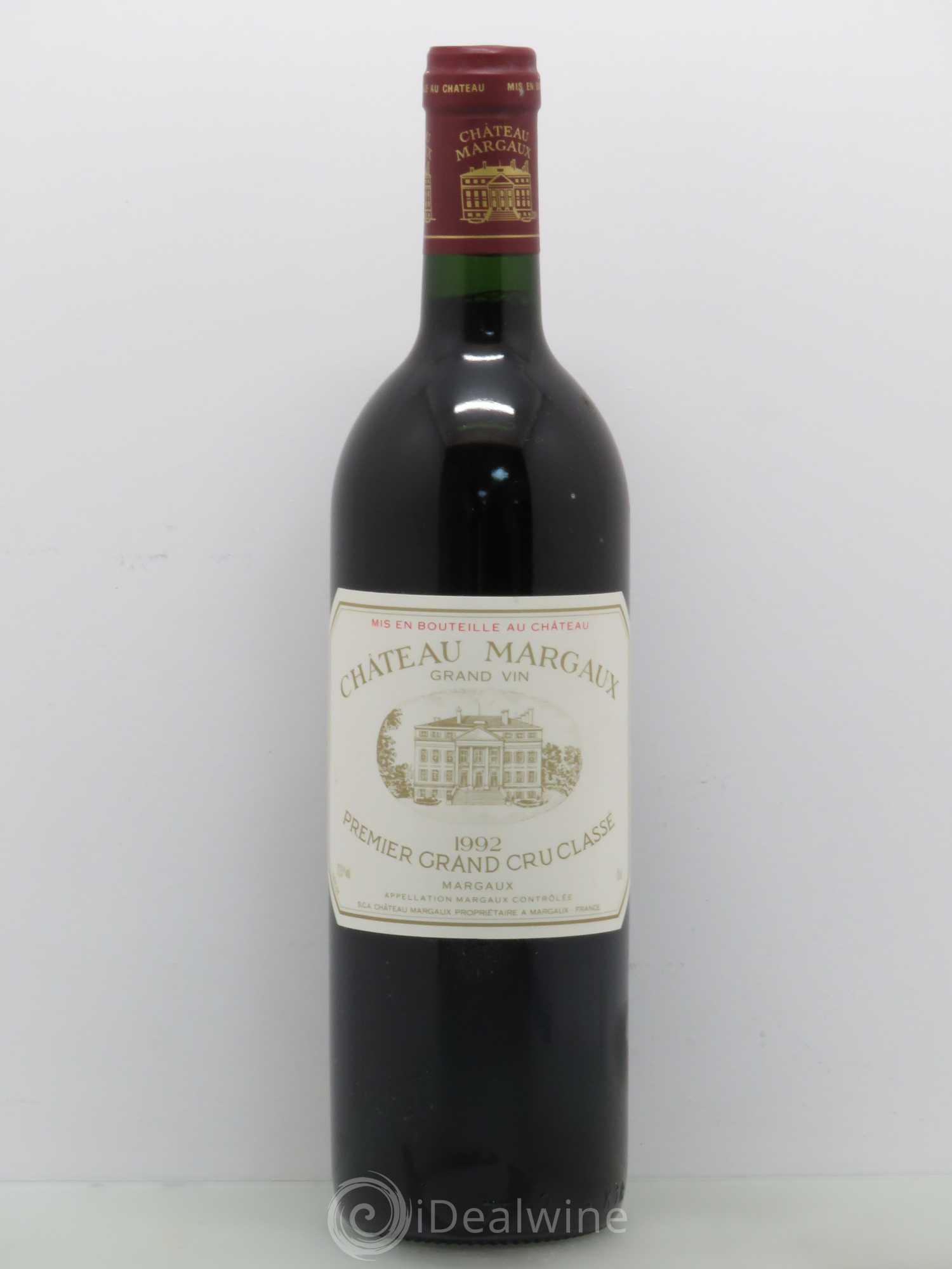 Château Margaux 1er Grand Cru Classé 1992 - Lot de 1 bouteille - 0
