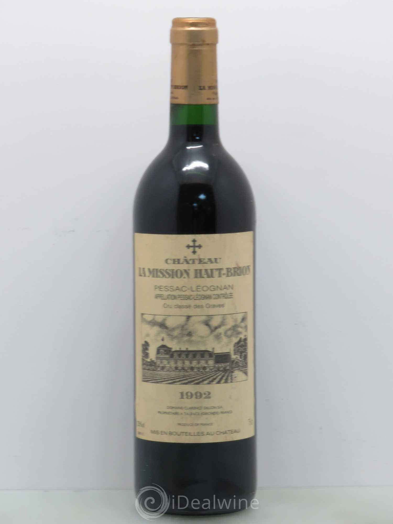 Château la Mission Haut-Brion Cru Classé de Graves 1992 - Lot de 1 bouteille - 0